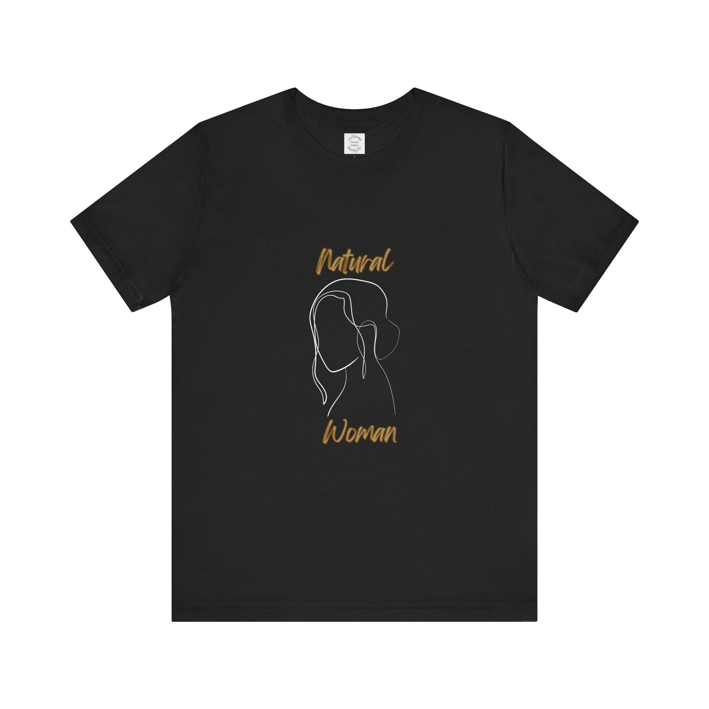 Natural Woman Hanging Hair (WL) Short Sleeve T-Shirt