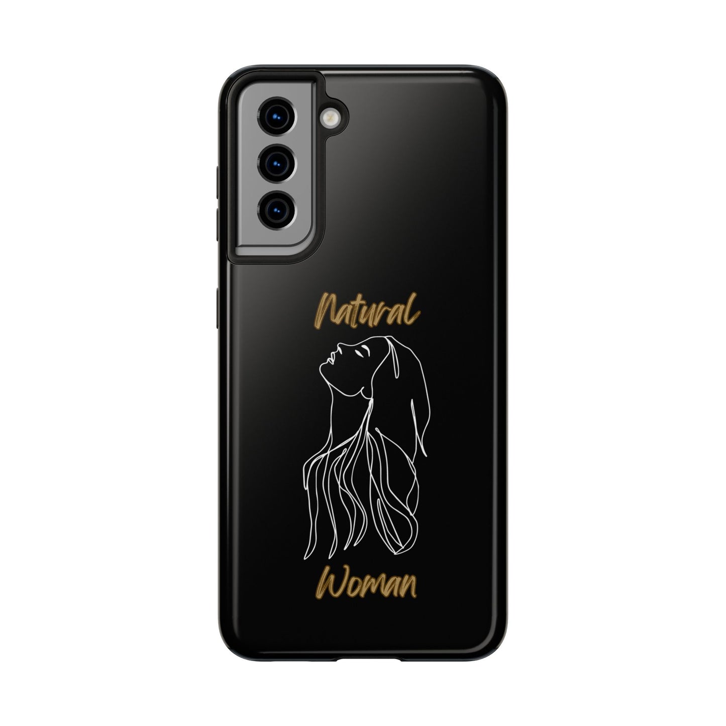 Natural Woman Appreciation (WL)Tough Phone Cases BLACK