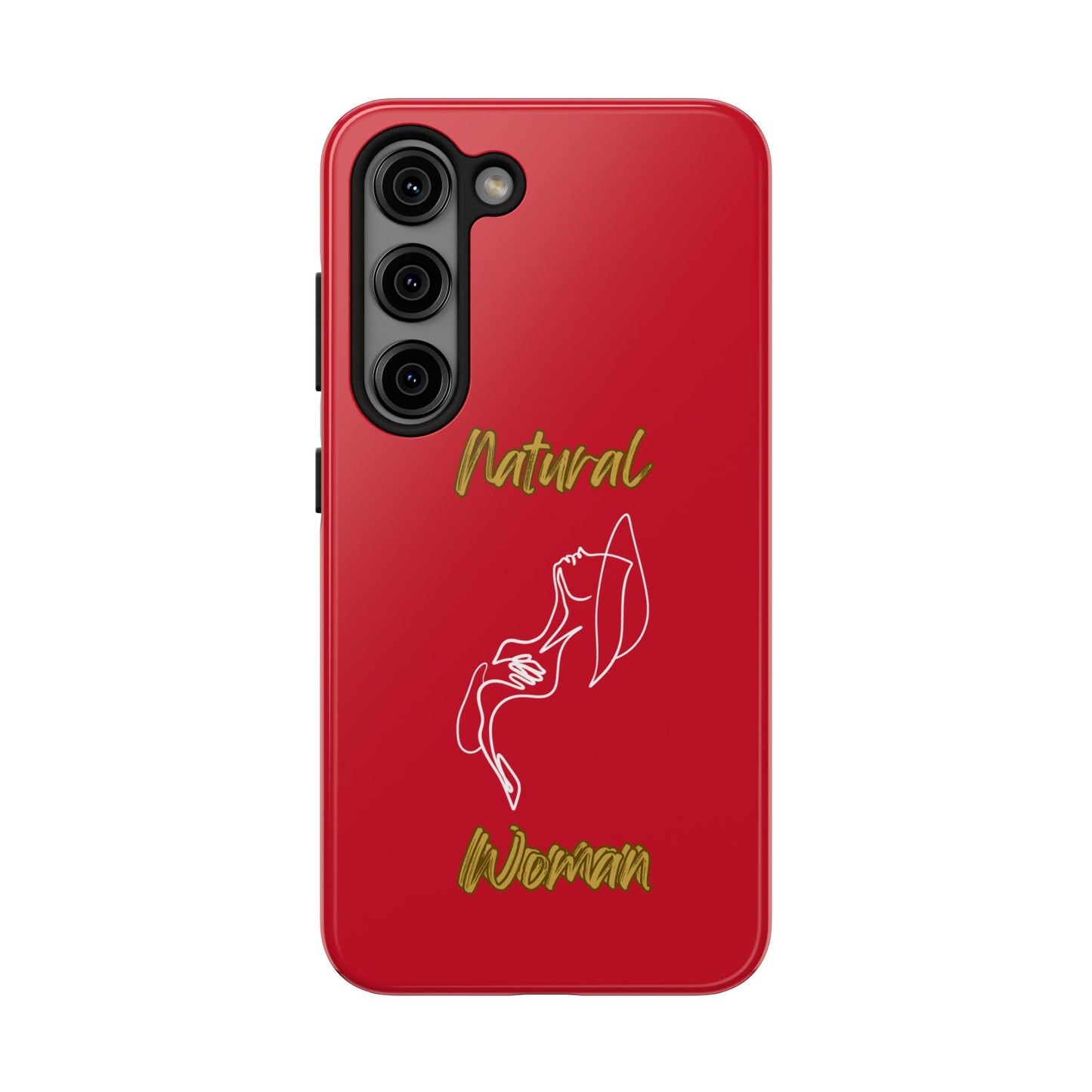 Natural Woman Free (WL)Tough Phone Cases DARK RED
