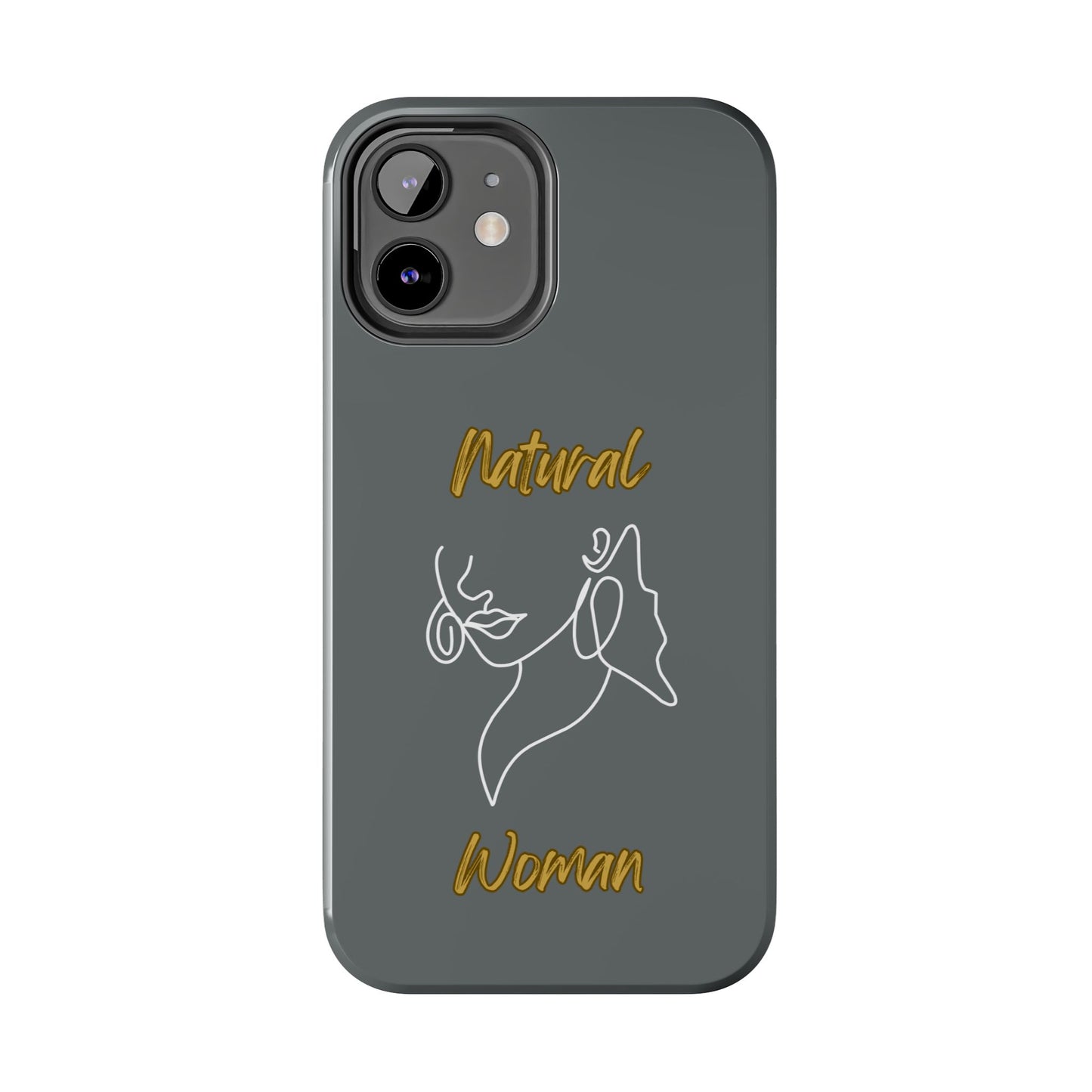 Natural Woman Lips (WL)Tough Phone Cases DARK GREY