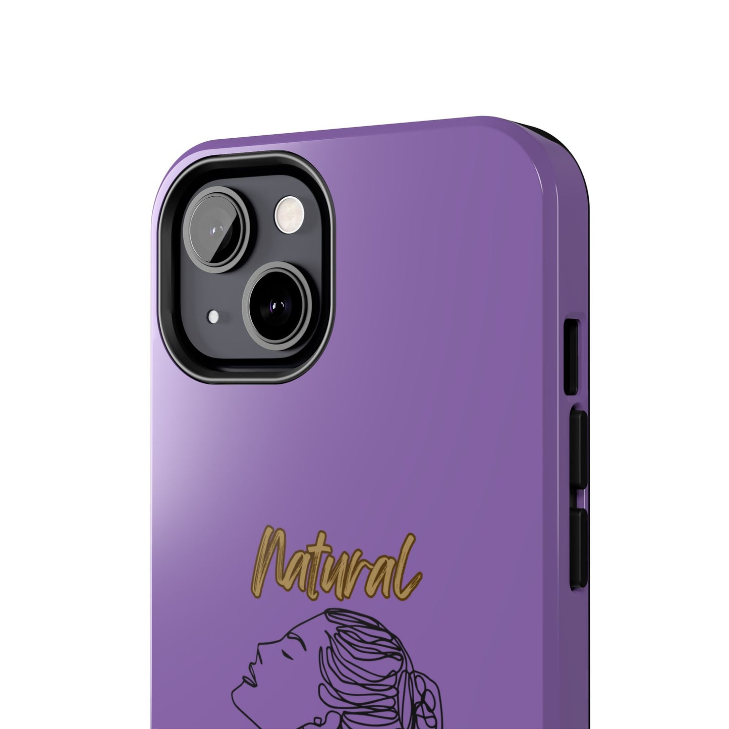 Natural Woman Wet Bun (BL) Tough Phone Cases LIGHT PURPLE
