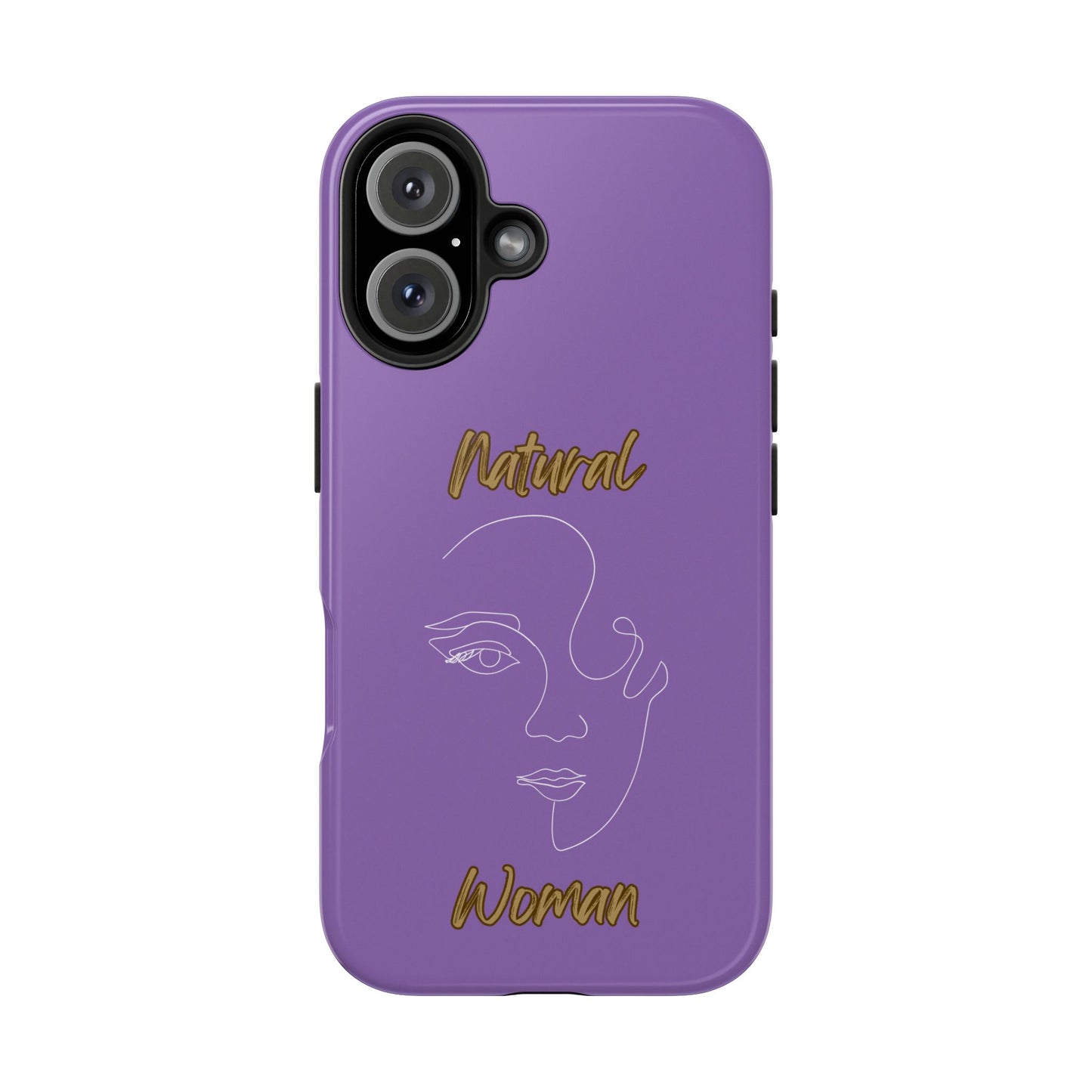 Natural Woman Looking (WL)Tough Phone Cases LIGHT PURPLE