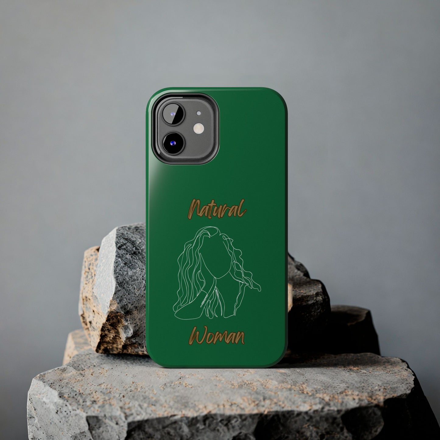 Natural Woman Relaxed (WL) Tough Phone Cases DARK GREEN