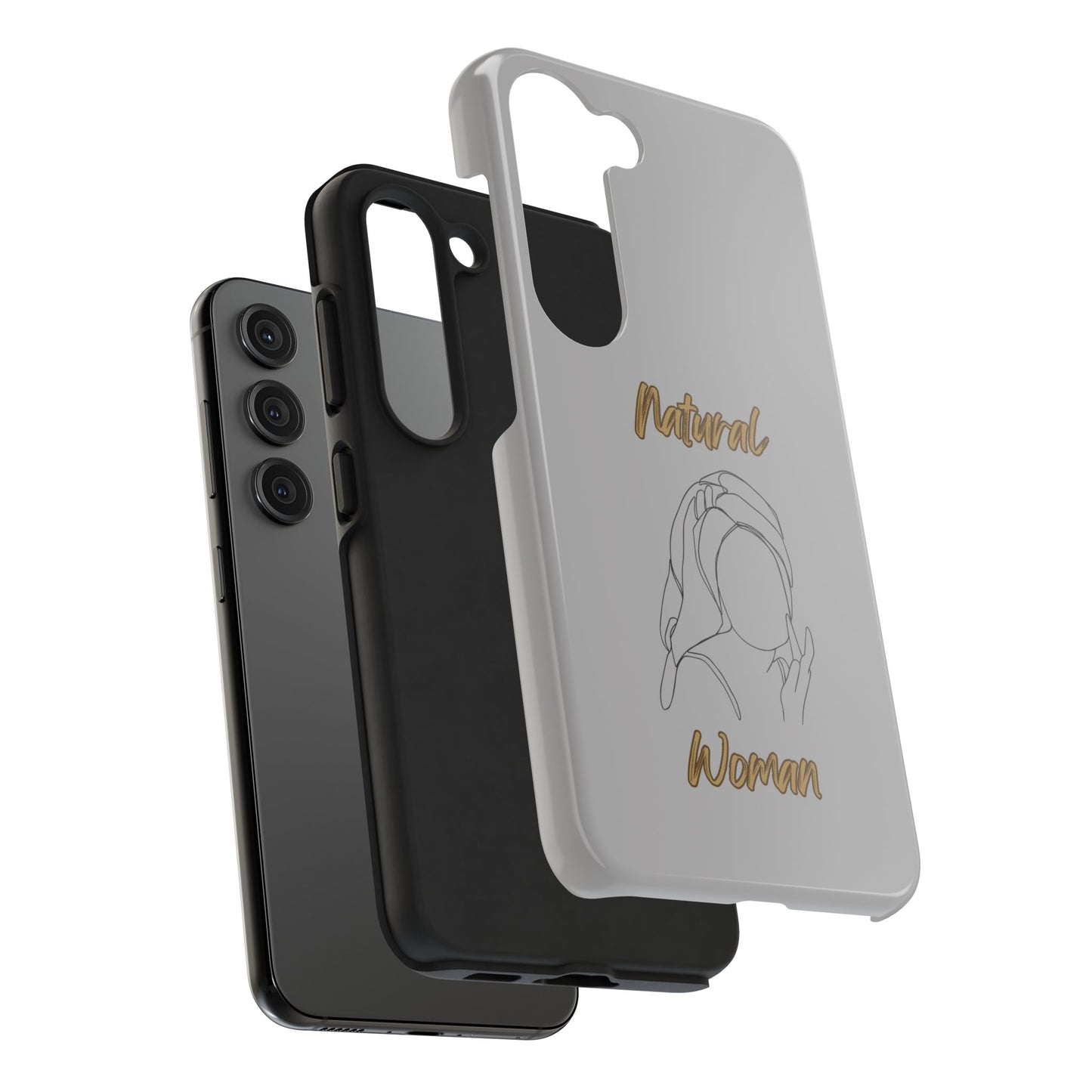 Natural Woman Towel Wrapped (BL)Tough Phone Cases LIGHT GREY