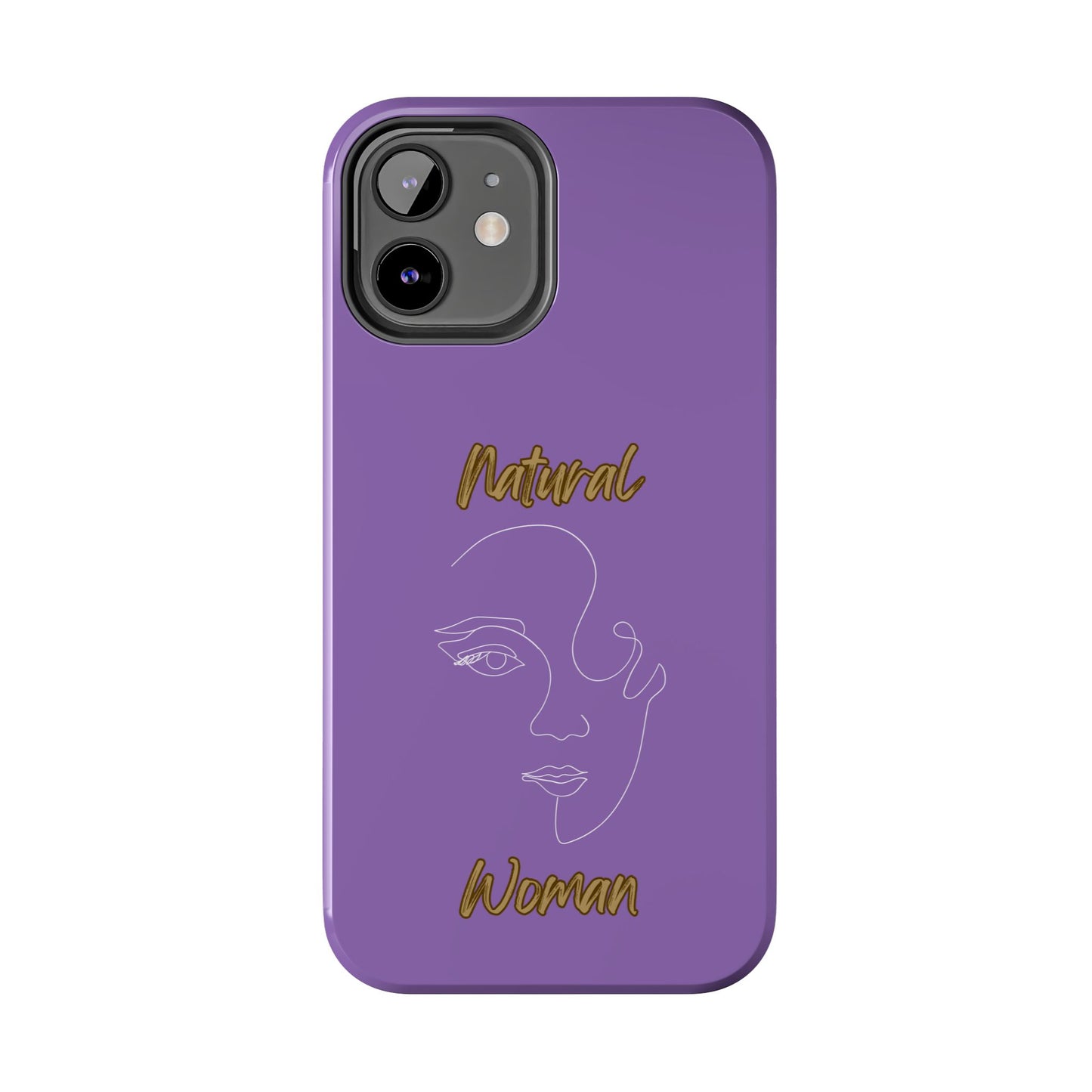 Natural Woman Looking (WL)Tough Phone Cases LIGHT PURPLE