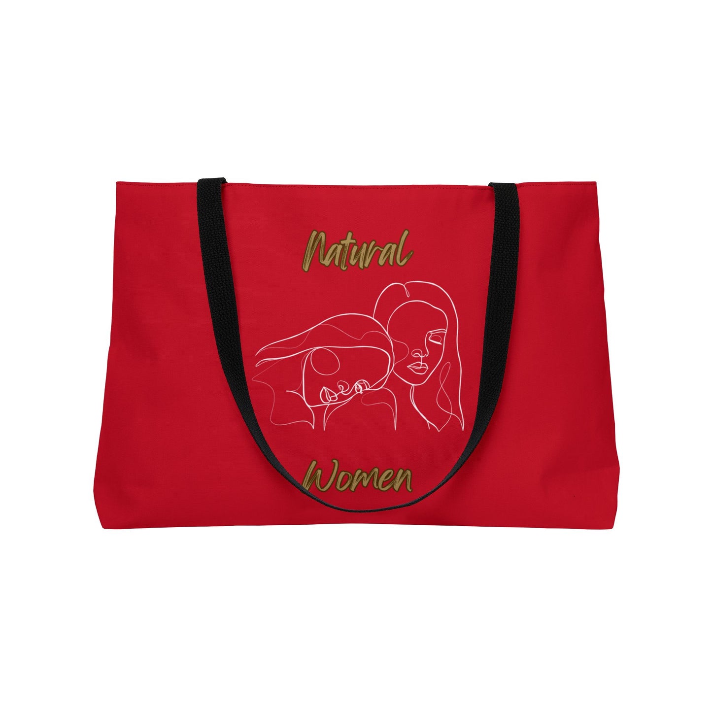 Natural Women Sisters (WL) Weekender Tote Bag DARK RED