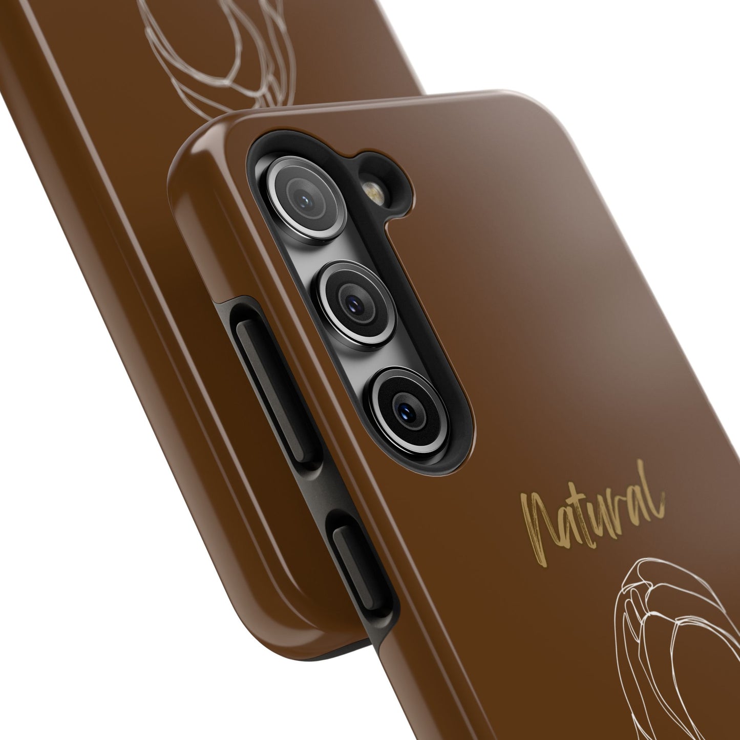 Natural Woman Towel Wrapped (WL)Tough Phone Cases BROWN