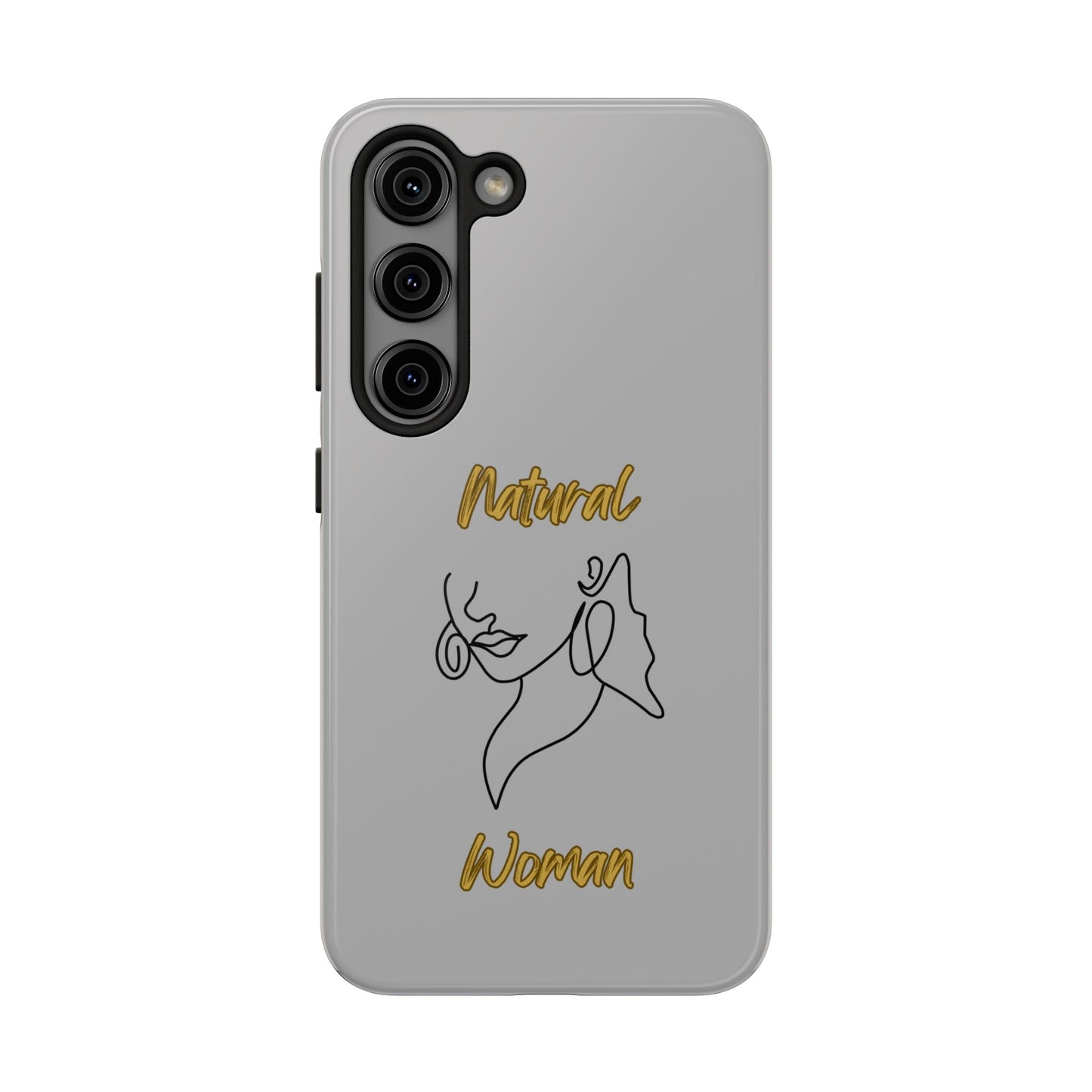 Natural Woman Lips (BL)Tough Phone Cases LIGHT GREY