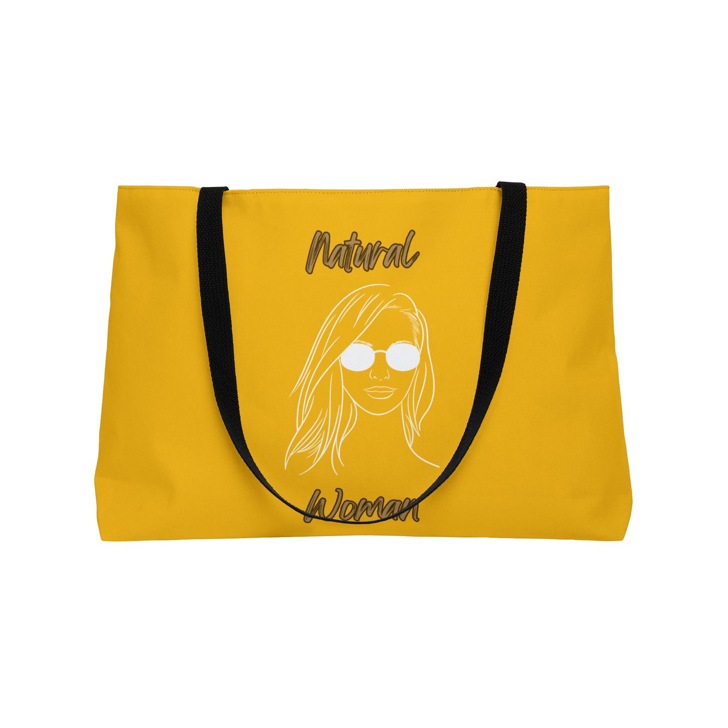 Natural Woman Shades (WL) Weekender Tote Bag YELLOW