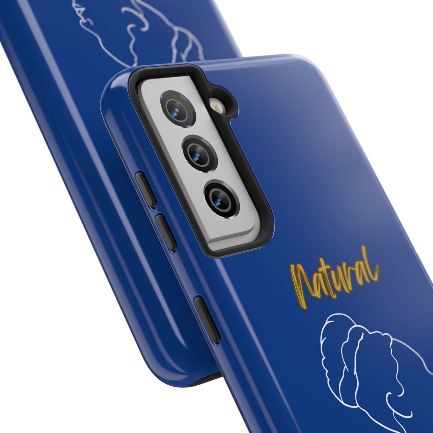 Natural Woman Mixed (WL)Tough Phone Cases DARK BLUE
