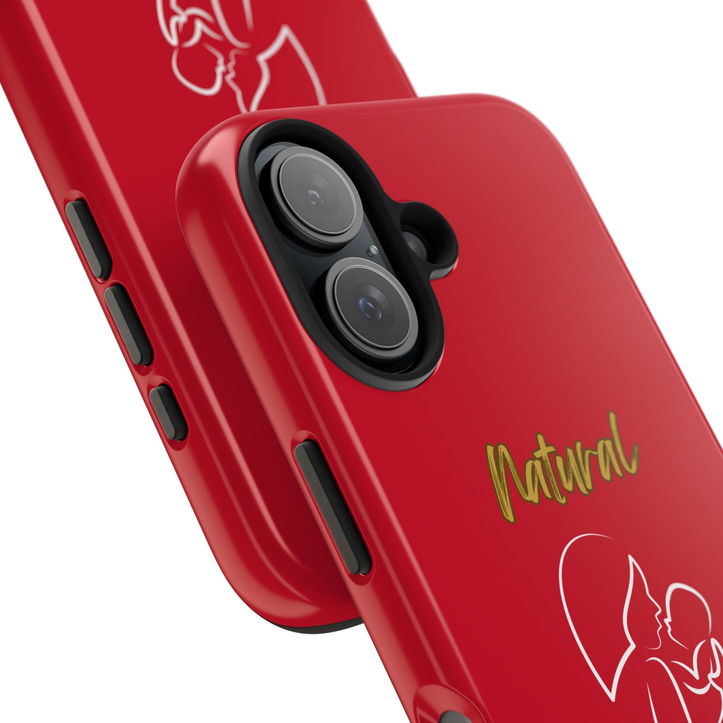 Natural Woman Long Awaited (WL)Tough Phone Cases DARK RED