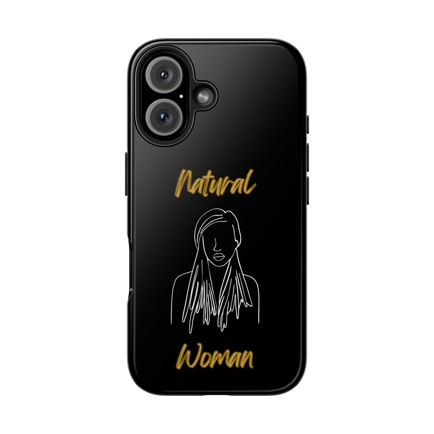 Natural Woman Content (WL)Tough Phone Cases BLACK