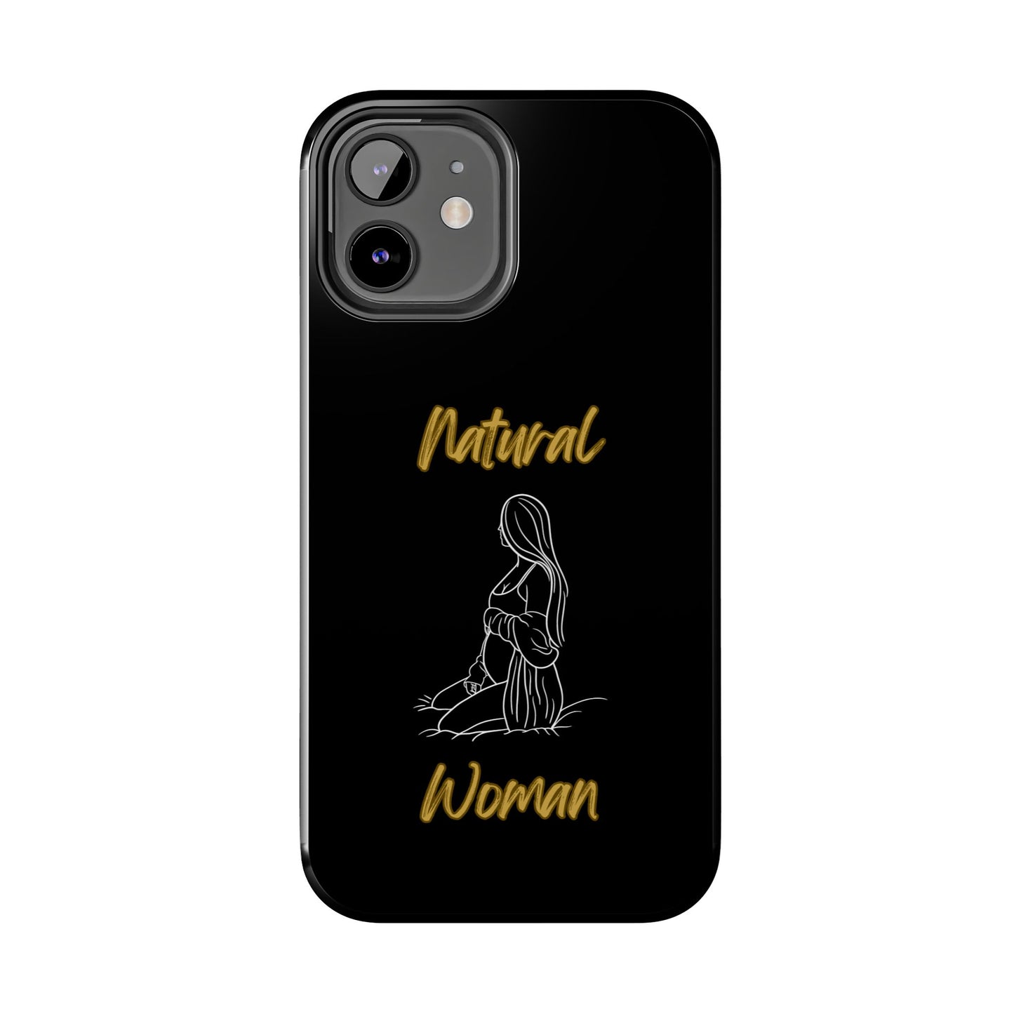 Natural Woman Expecting (WL)Tough Phone Cases BLACK