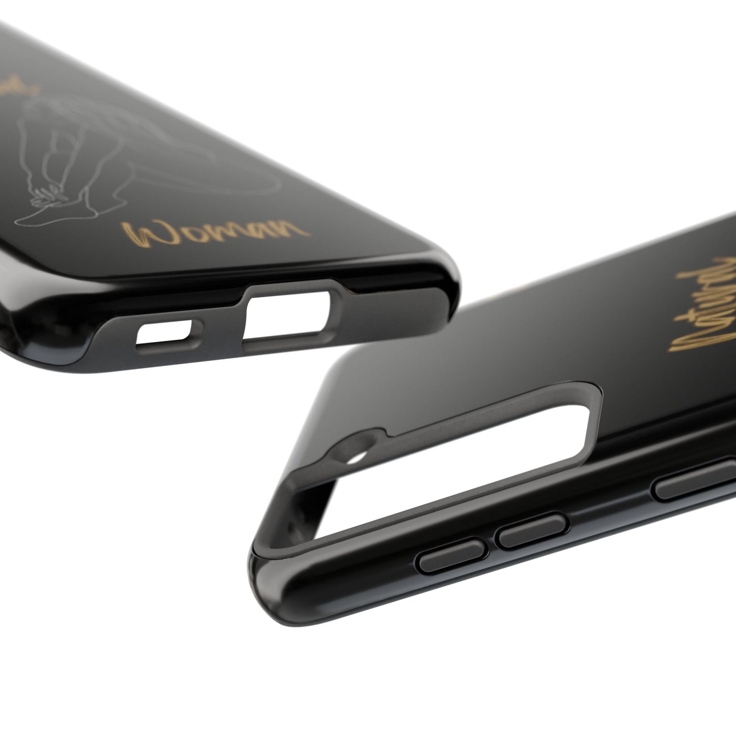 Natural Woman Beauty (WL) Tough Phone Cases BLACK