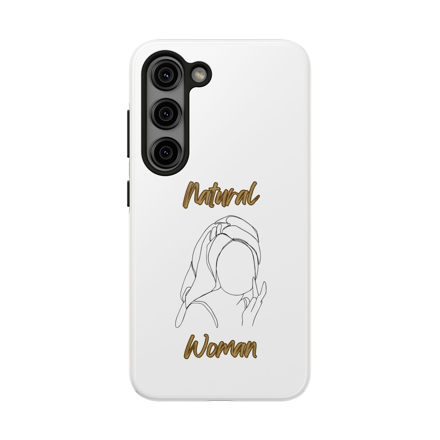 Natural Woman Towel Wrapped (BL)Tough Phone Cases WHITE
