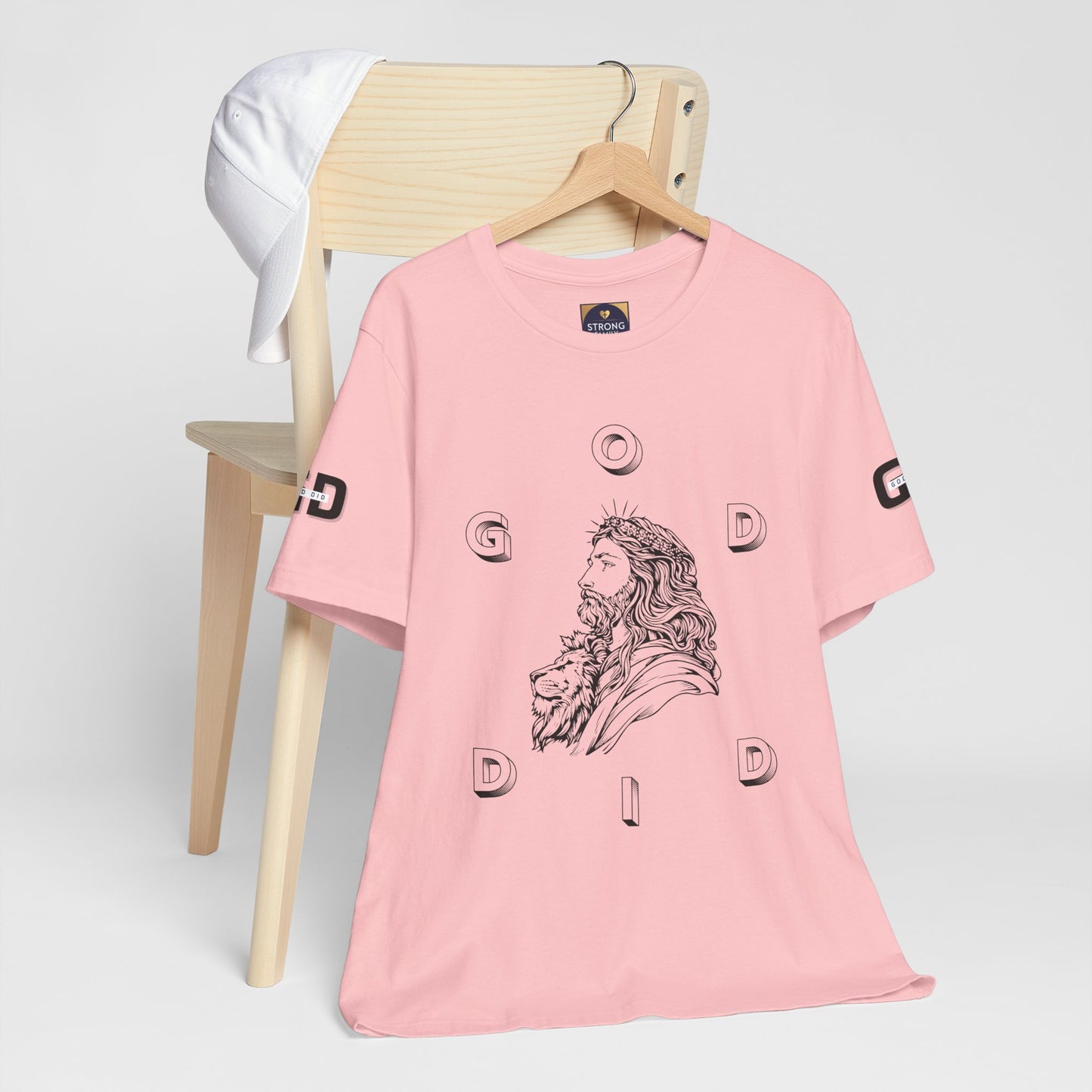 "GOD DID" —(BL) Jesus/Lion Profile