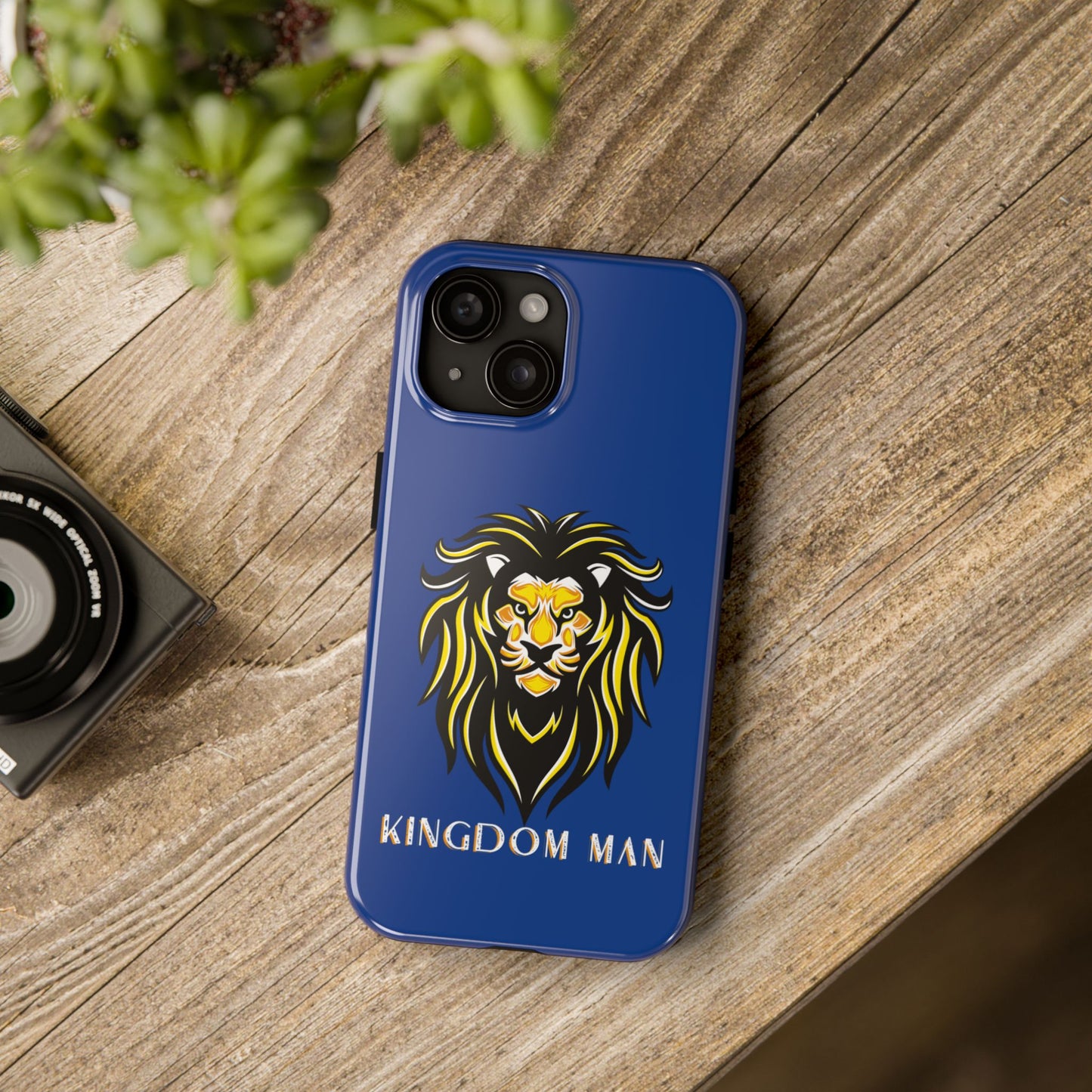 Kingdom Man (White-Gold Label) Tough Phone Case DARK BLUE