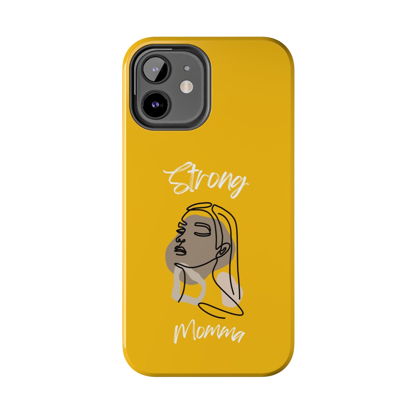 Strong Momma (WL) Tough Phone Cases YELLOW