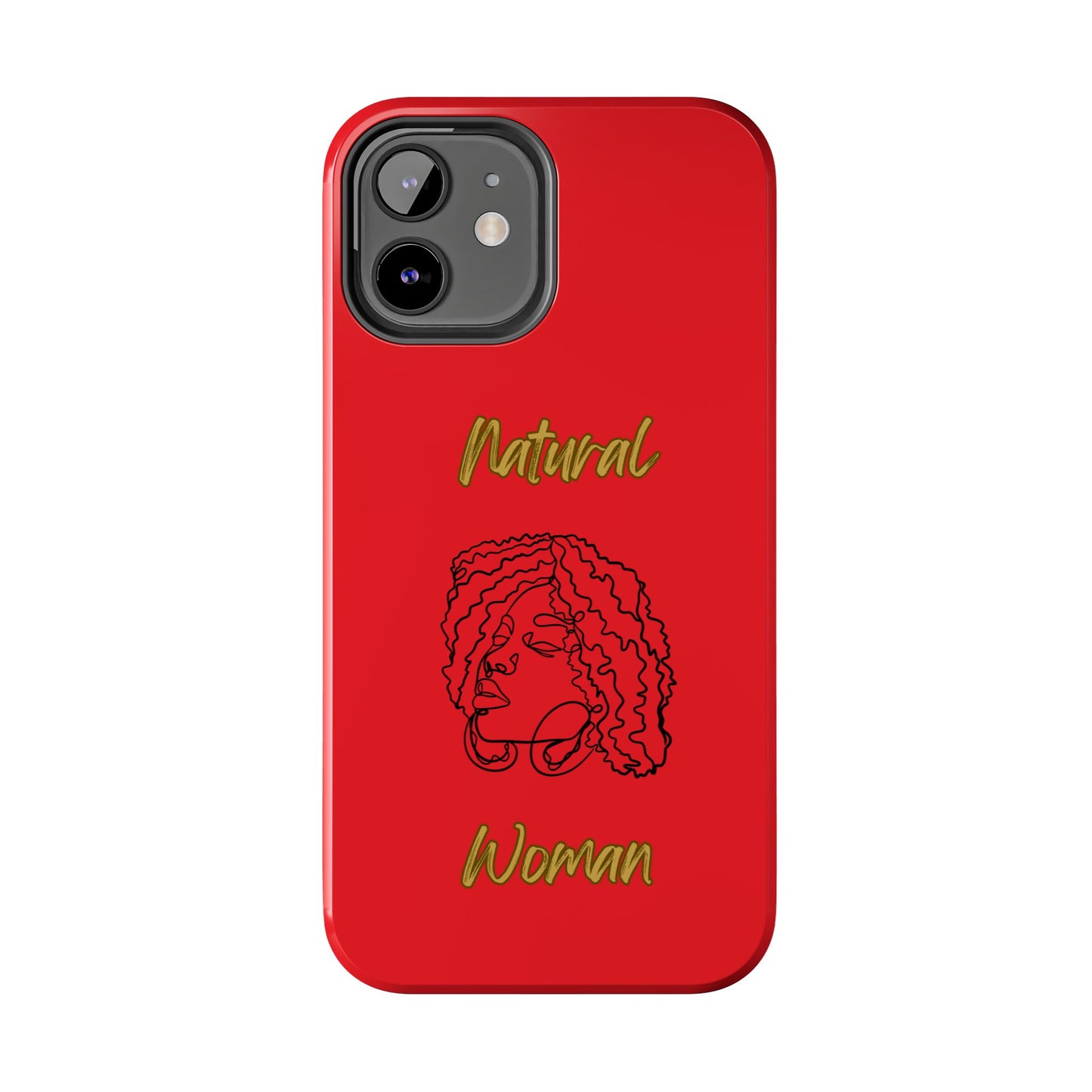 Natural Woman Naturally Me (BL)Tough Phone Cases RED