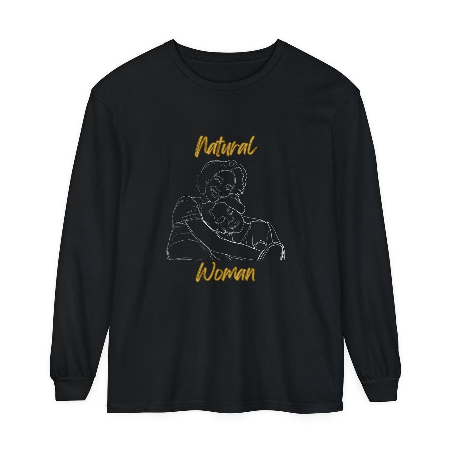 Natural Woman Loving Embrace (WL) Long Sleeve T-Shirt