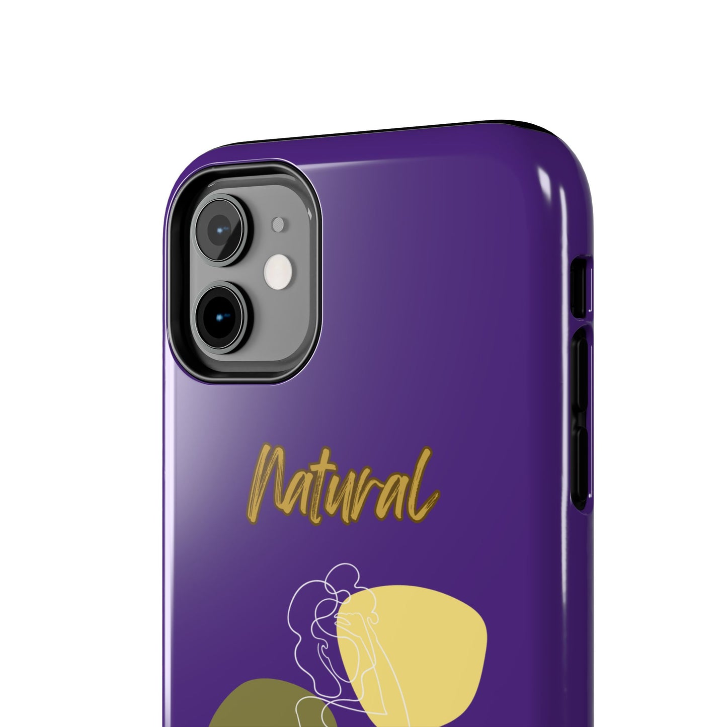 Natural Woman Colorful Pose (WL)Tough Phone Cases PURPLE
