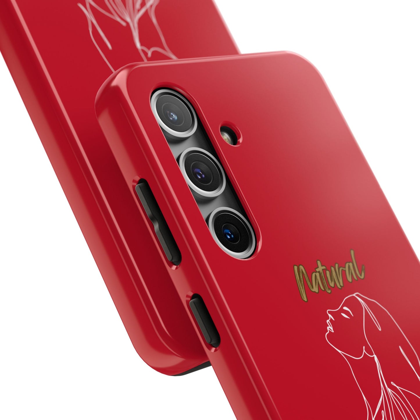Natural Woman Appreciation (WL) Tough Phone Cases DARK RED