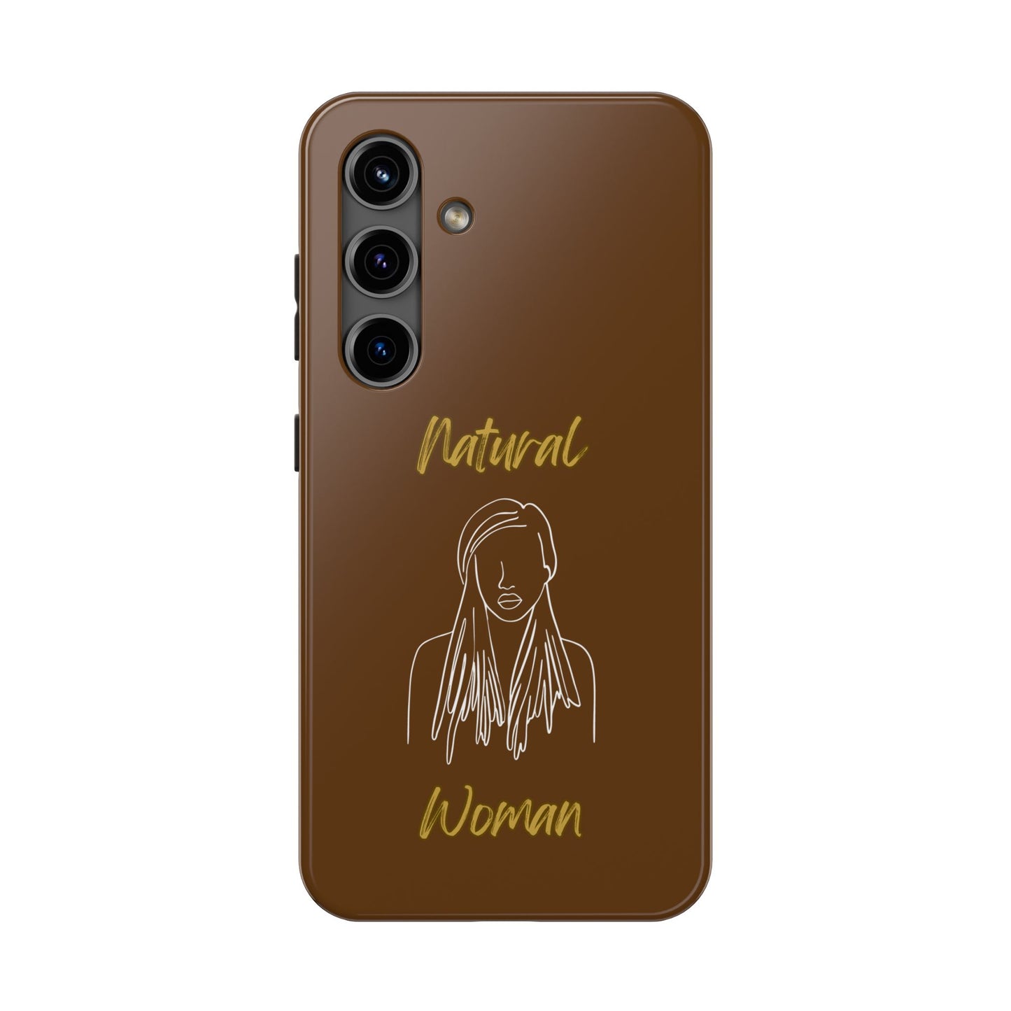 Natural Woman Content (WL)Tough Phone Cases BROWN