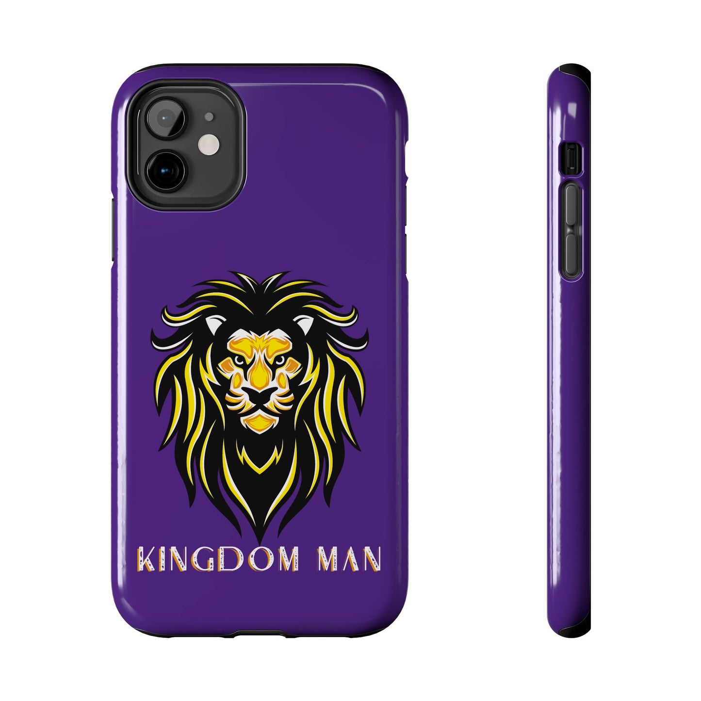 Kingdom Man (White-Gold Label) Tough Phone Case PURPLE