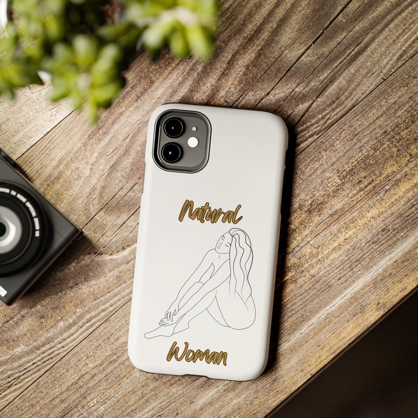 Natural Woman Beauty (BL) Tough Phone Cases WHITE