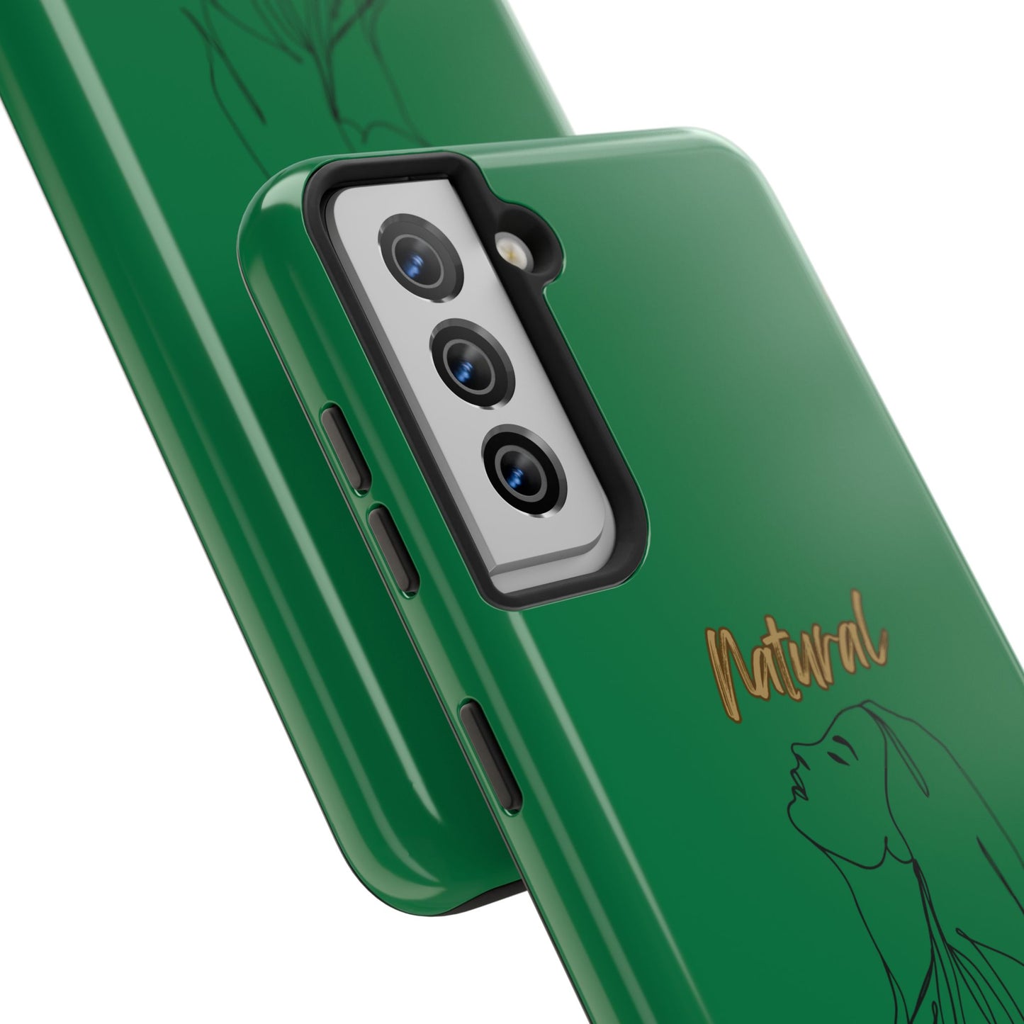 Natural Woman Appreciation (BL) Tough Phone Cases DARK GREEN