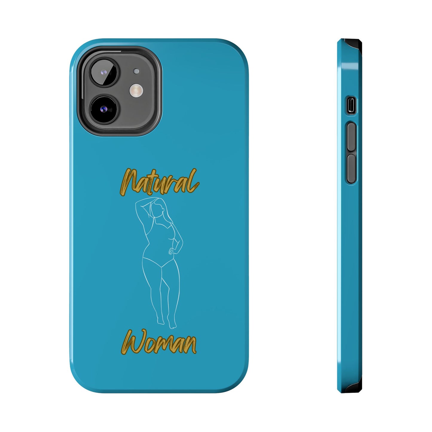 Natural Woman Looking Good (WL)Tough Phone Cases TURQUOISE