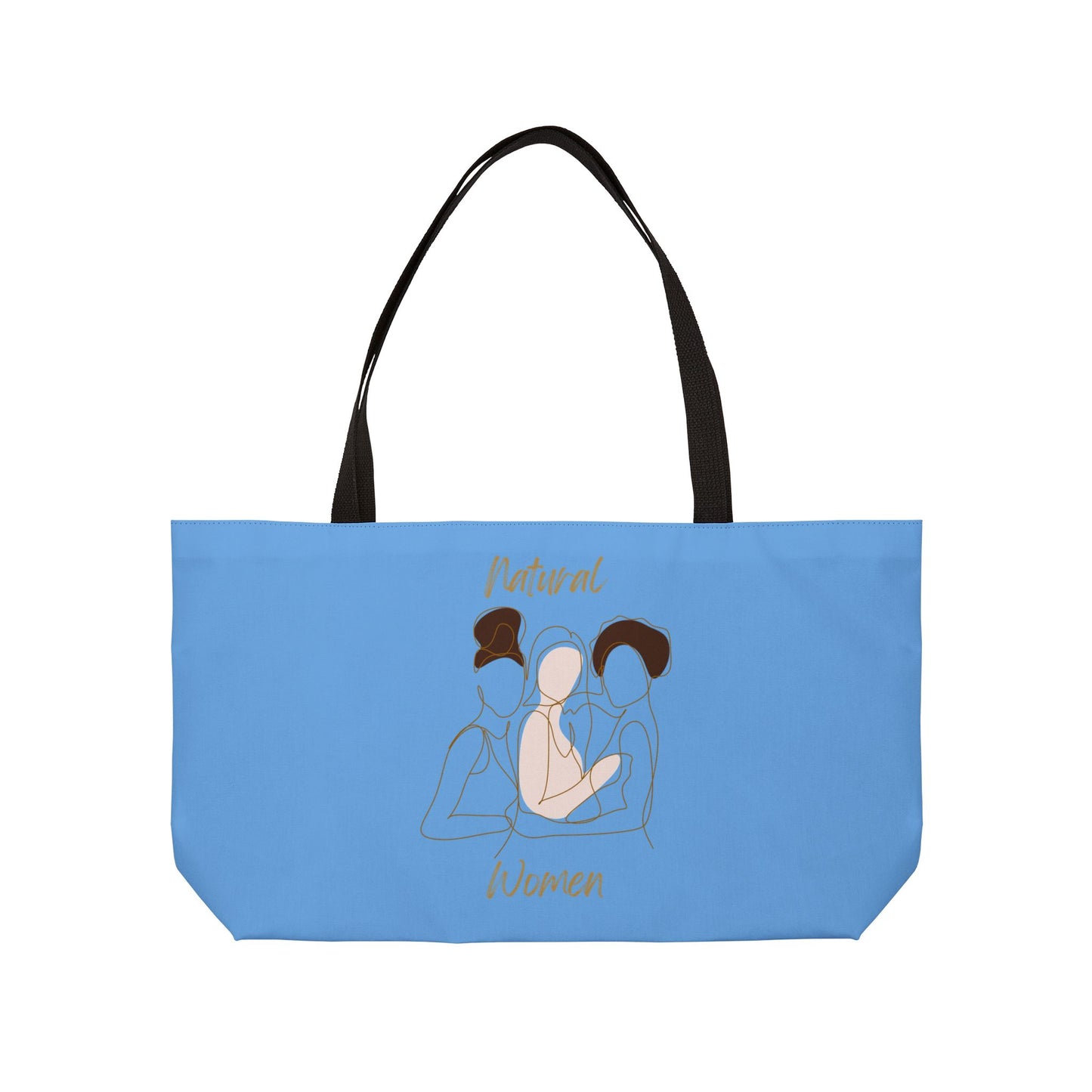 Natural Women Friends (BL) Weekender Tote Bag LIGHT BLUE