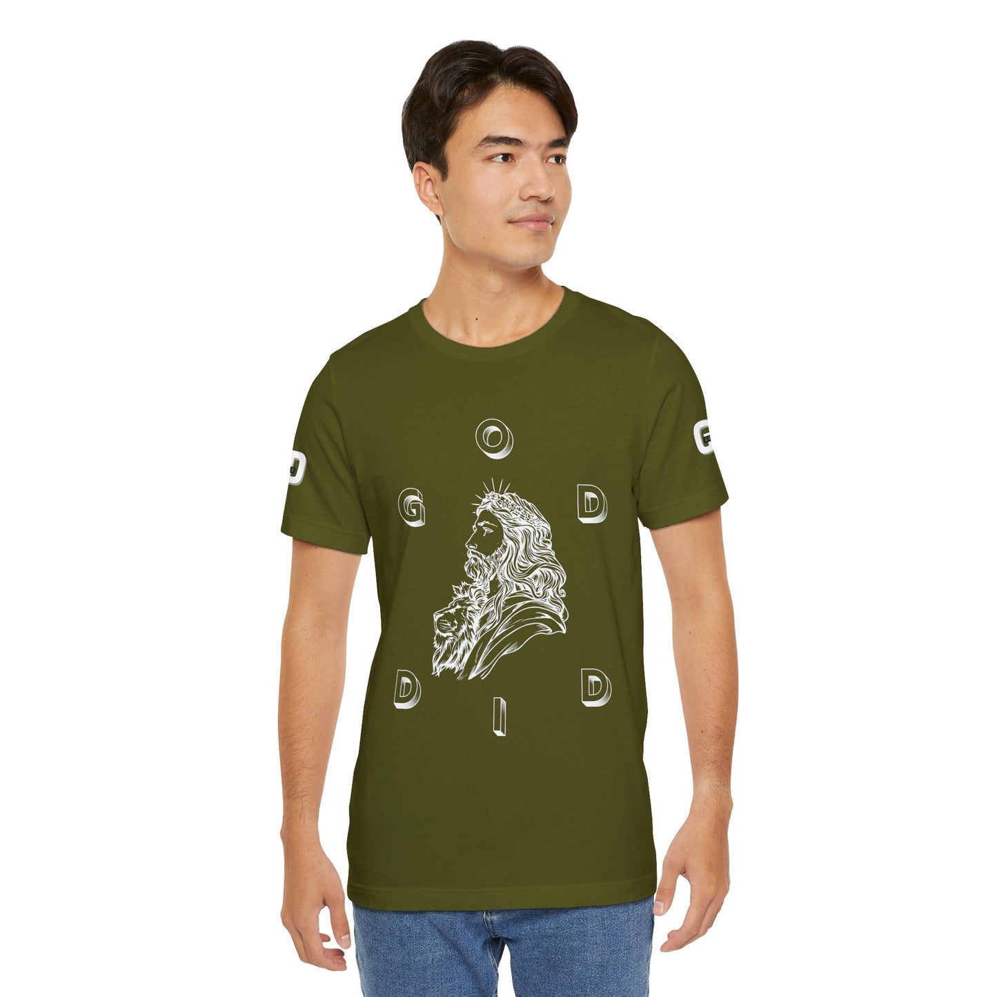 "GOD DID"  (WL) Jesus/Lion Profile