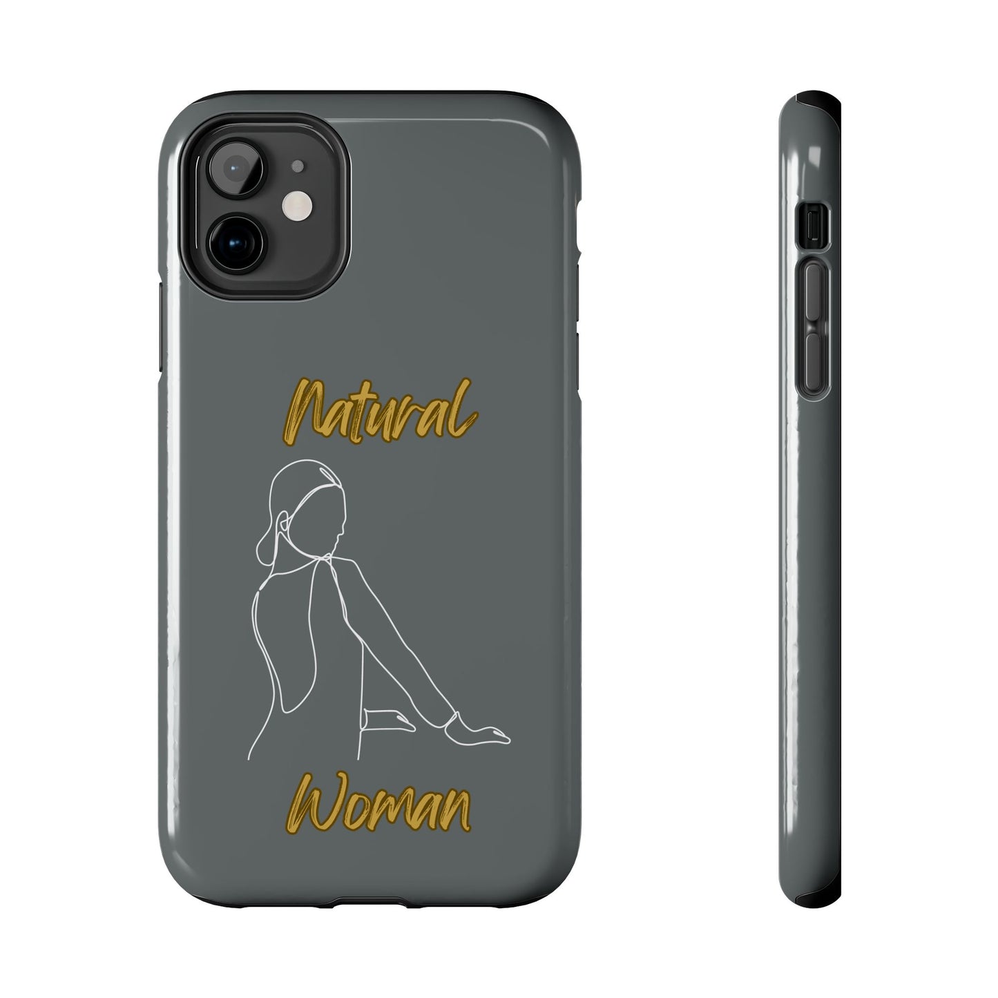 Natural Woman Hands Free (WL)Tough Phone Cases DARK GREY
