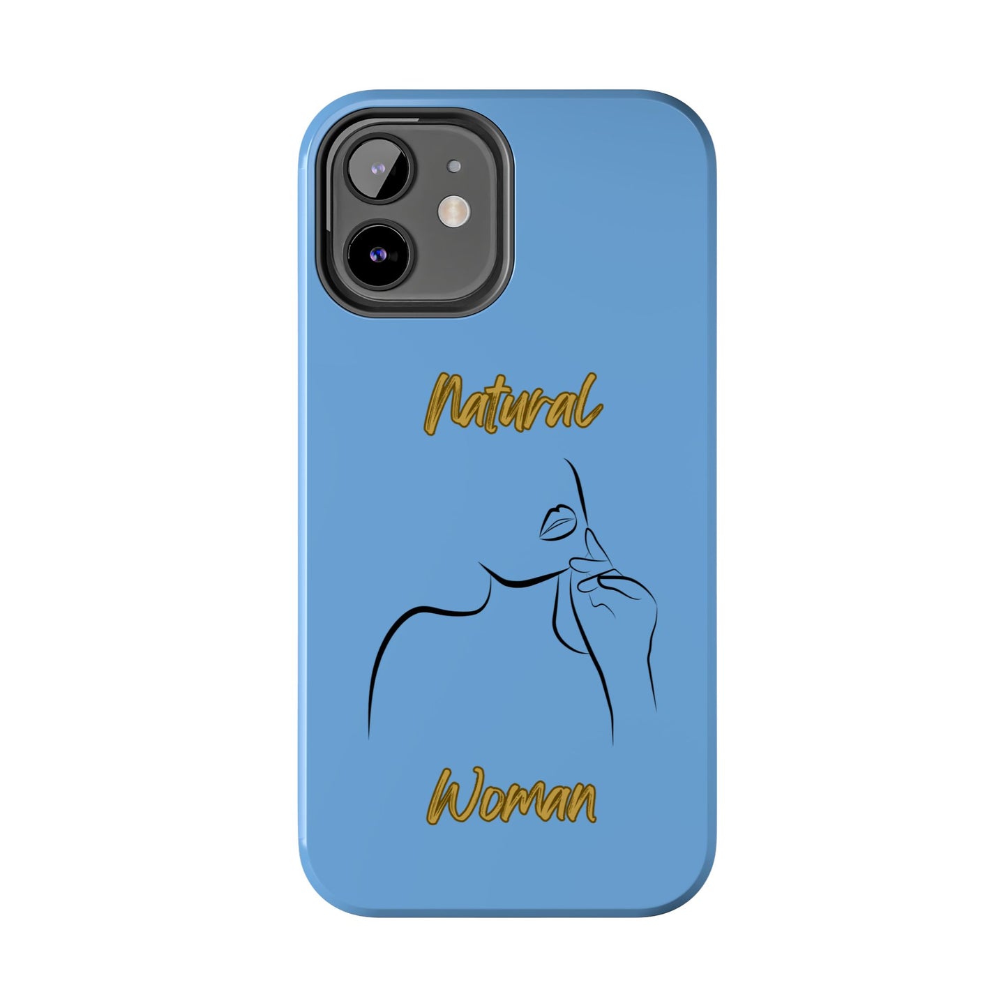 Natural Woman Chin Up (BL)Tough Phone Cases LIGHT BLUE