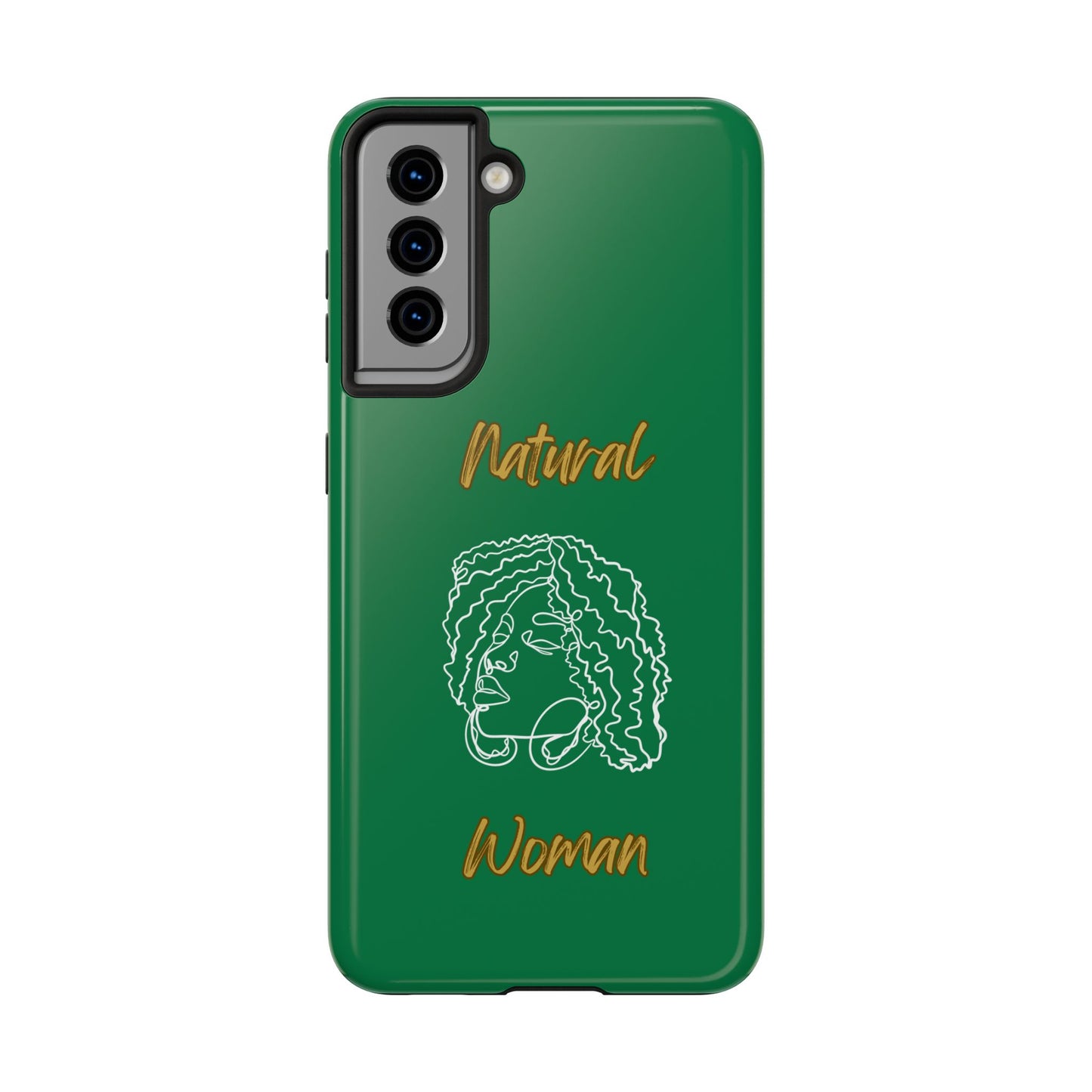 Natural Woman Naturally Me (WL)Tough Phone Cases DARK GREEN