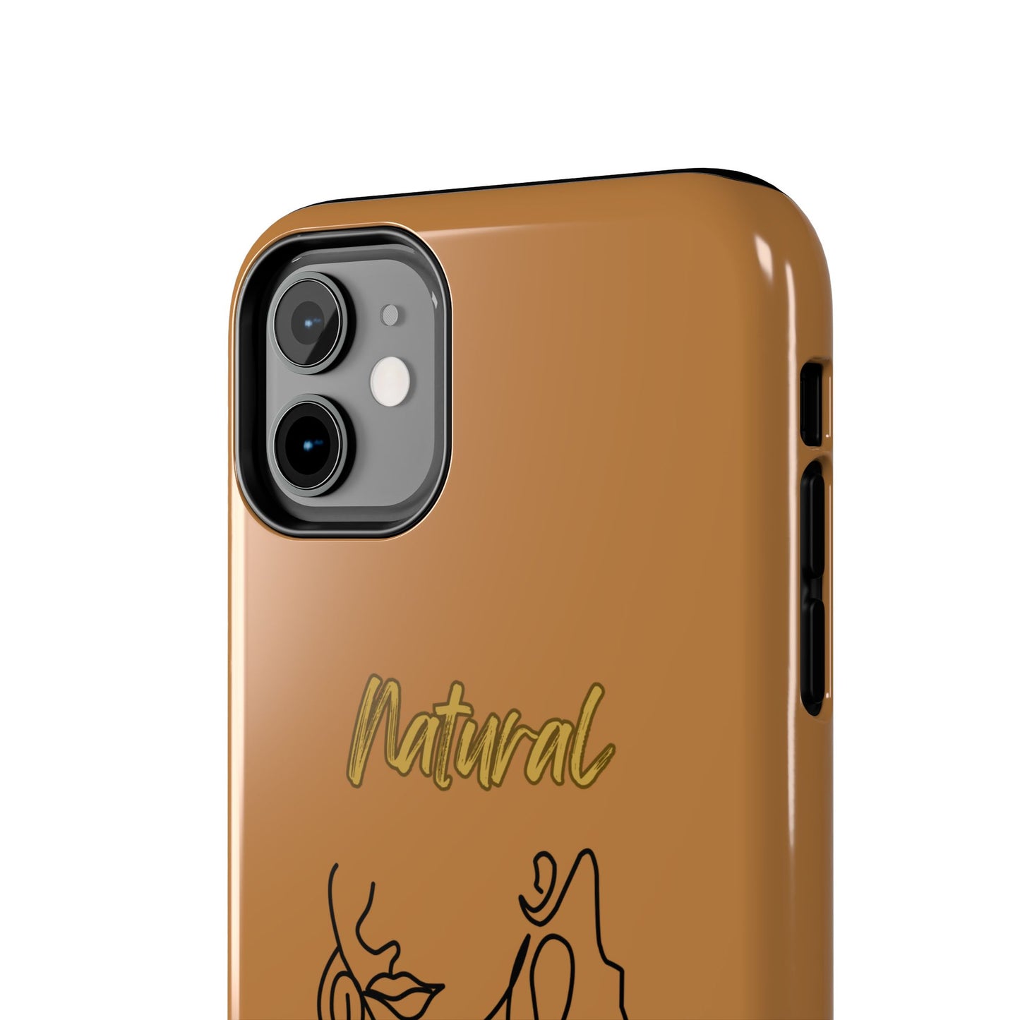 Natural Woman Lips (BL)Tough Phone Cases LIGHT BROWN