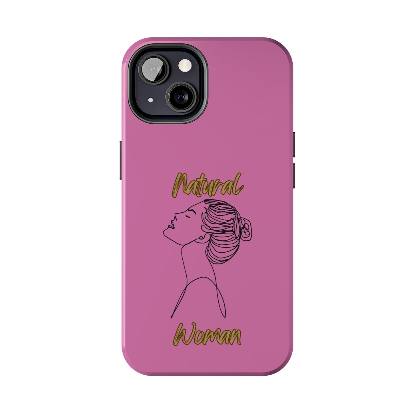 Natural Woman Wet Bun (BL) Tough Phone Cases LIGHT PINK