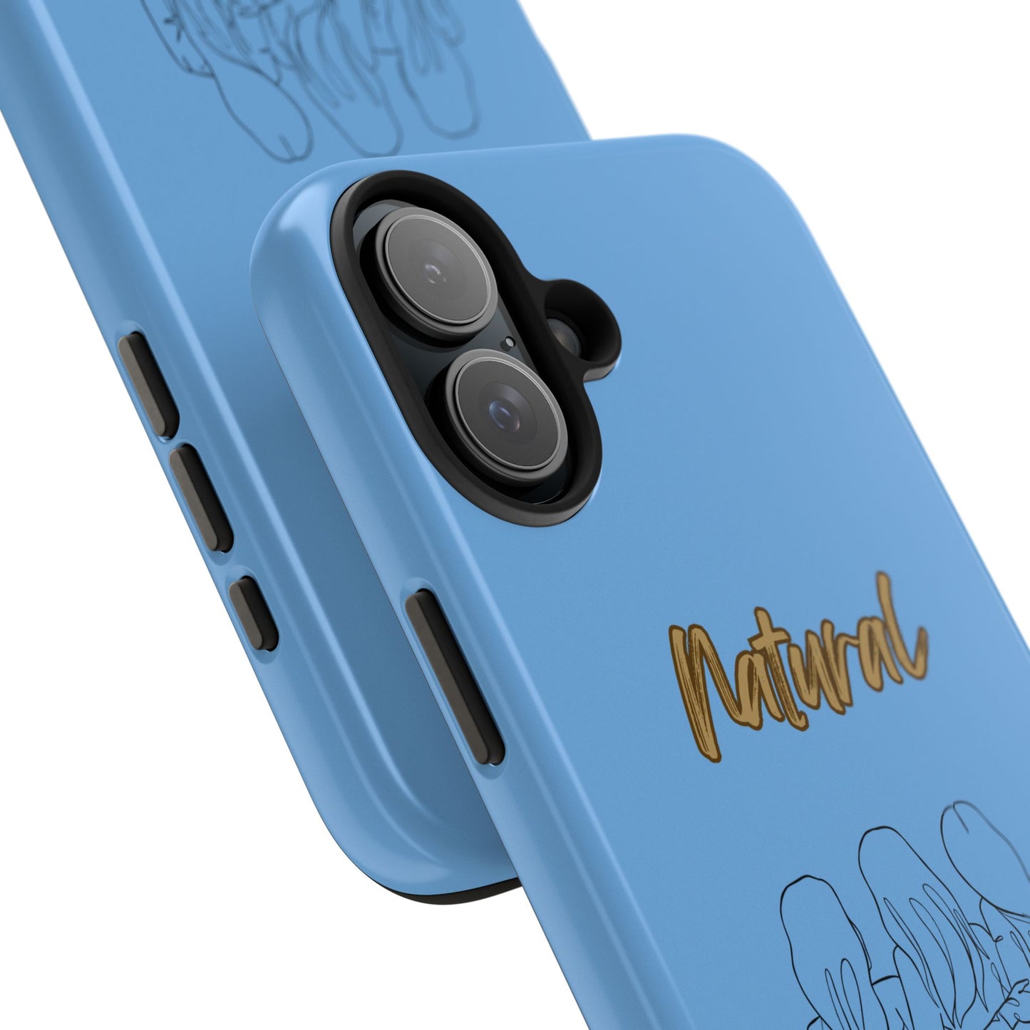 Natural Woman Loving Friends (BL)Tough Phone Cases LIGHT BLUE