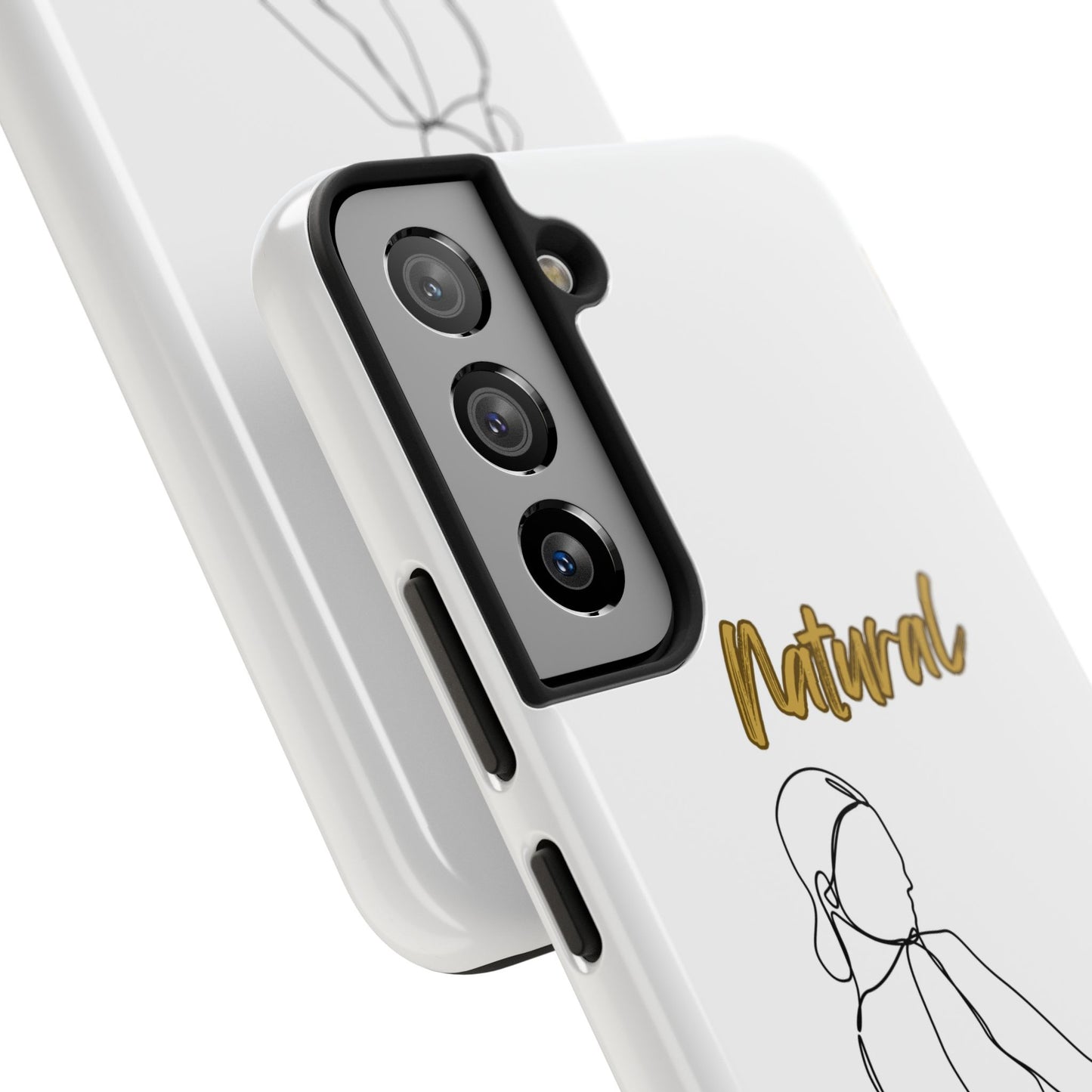 Natural Woman Hands Free (BL)Tough Phone Cases WHITE