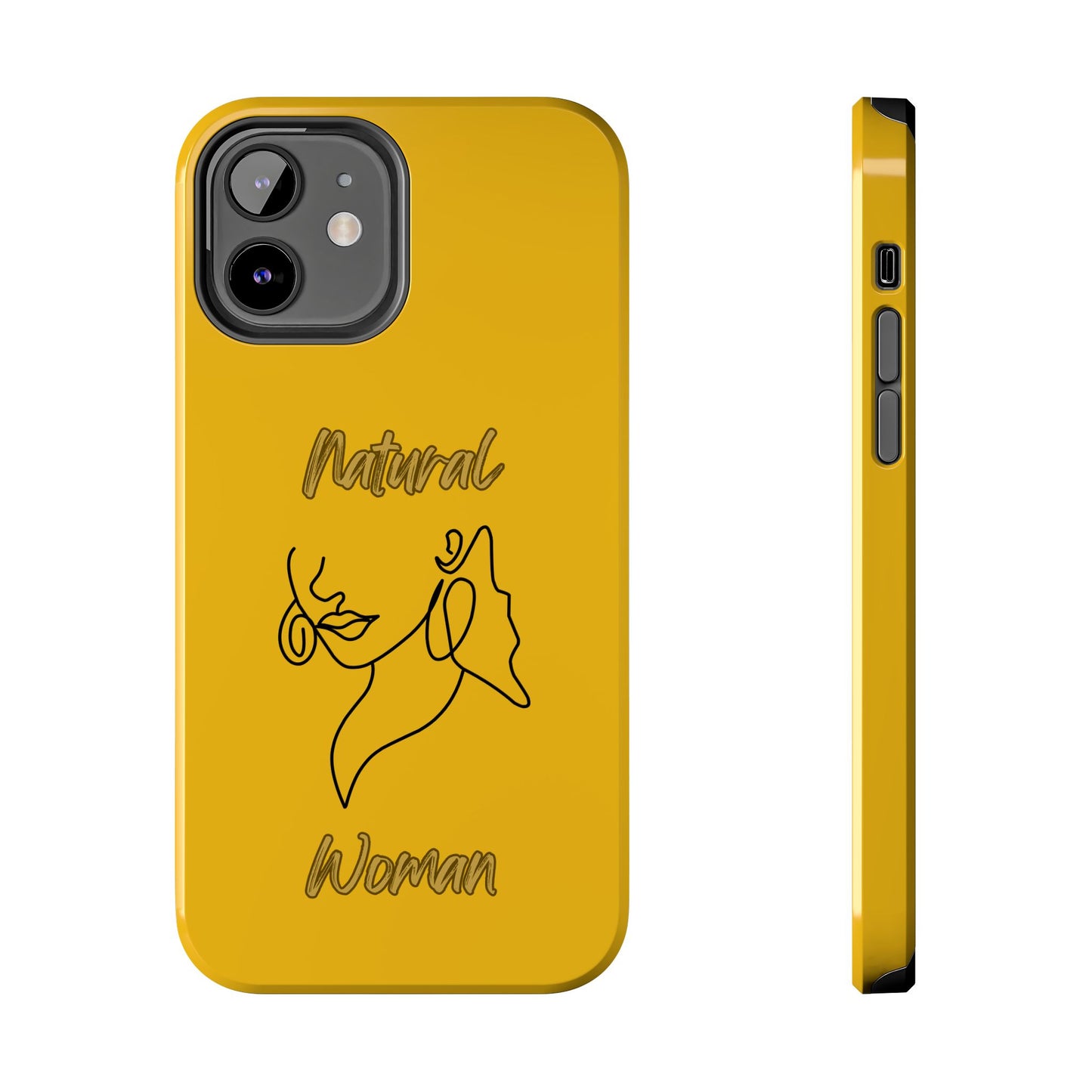 Natural Woman Lips (BL)Tough Phone Cases YELLOW