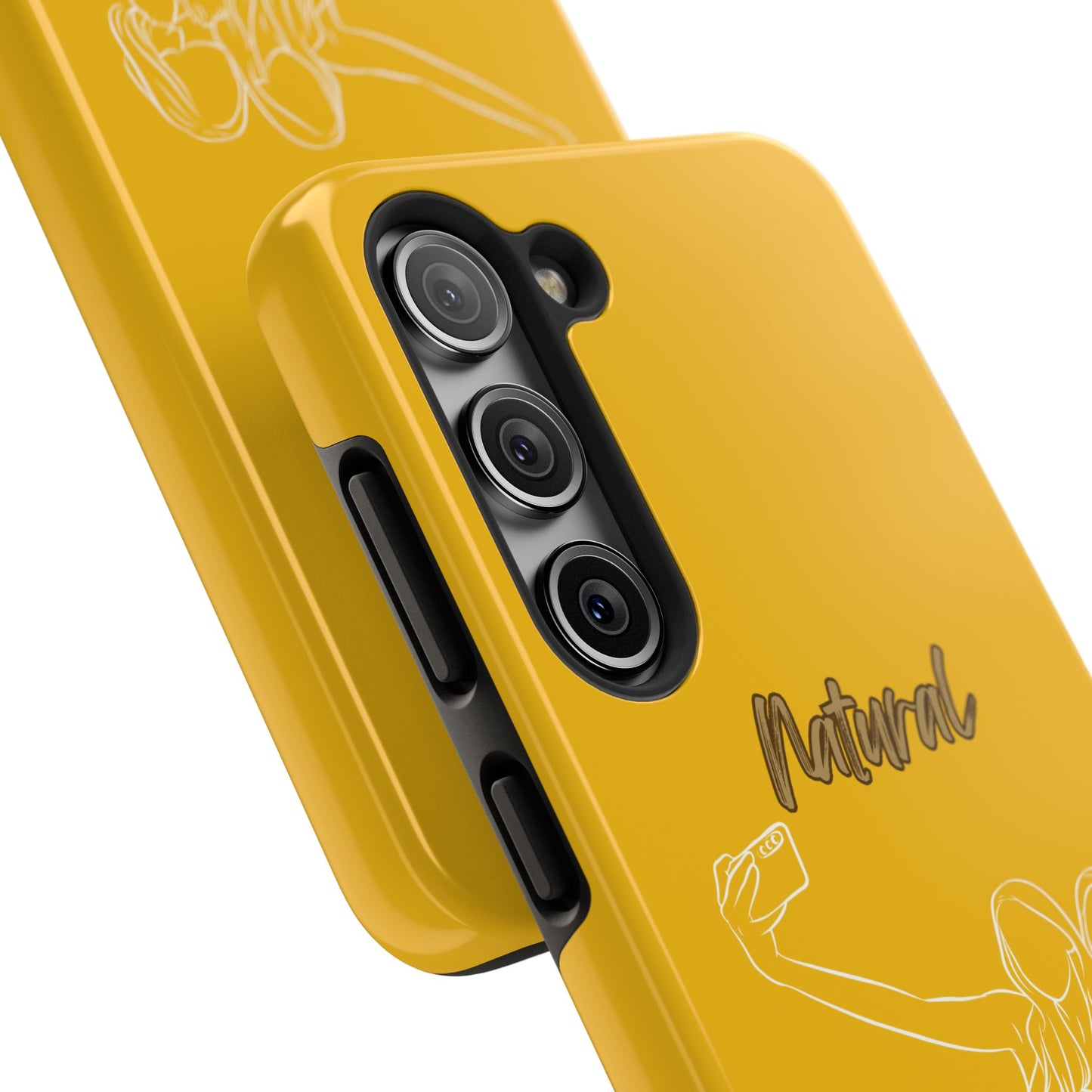 Natural Woman Friends Selfie (WL)Tough Phone Cases YELLOW