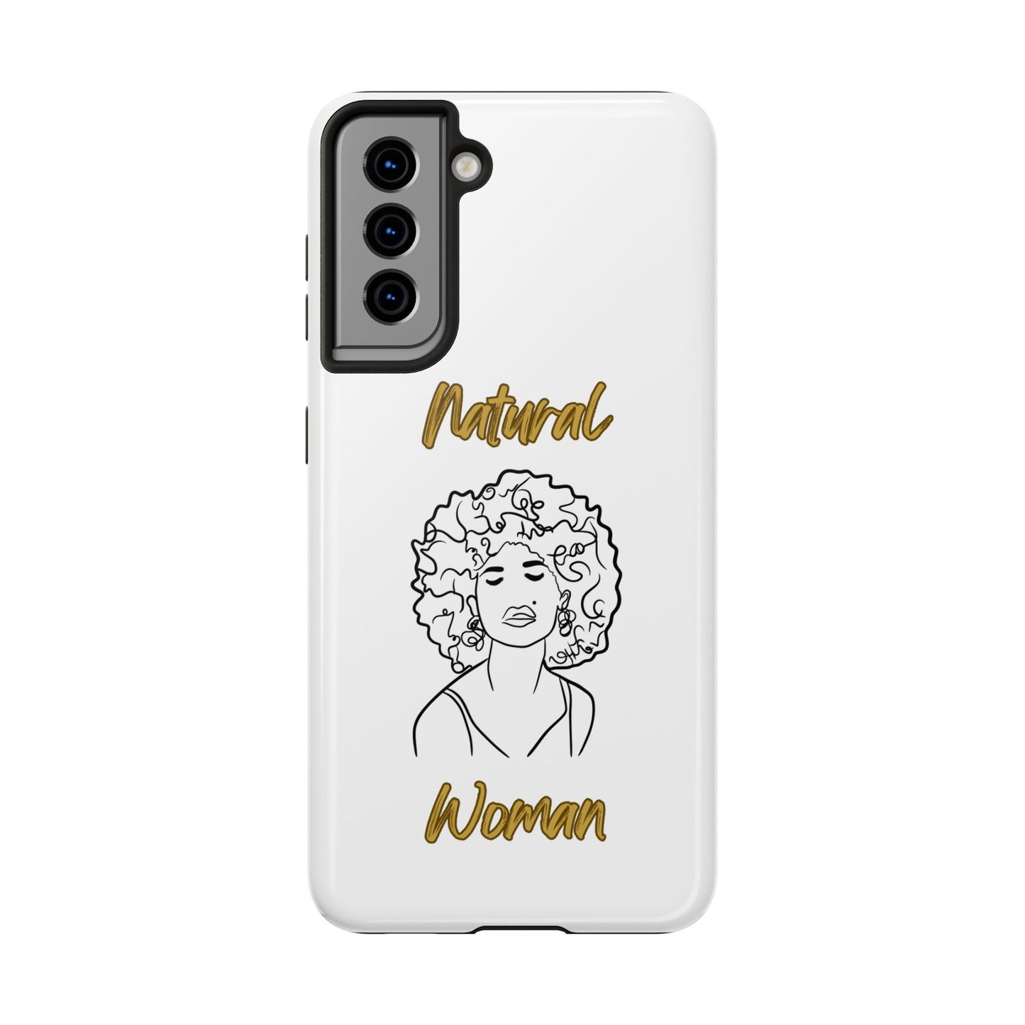 Natural Woman All About Me (BL)Tough Phone Cases WHITE