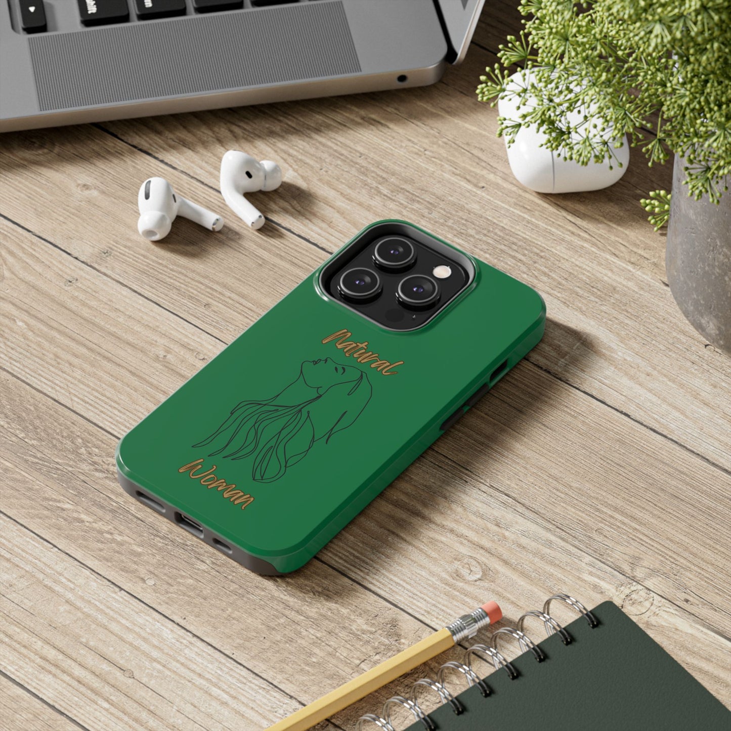 Natural Woman Appreciation (BL) Tough Phone Cases DARK GREEN