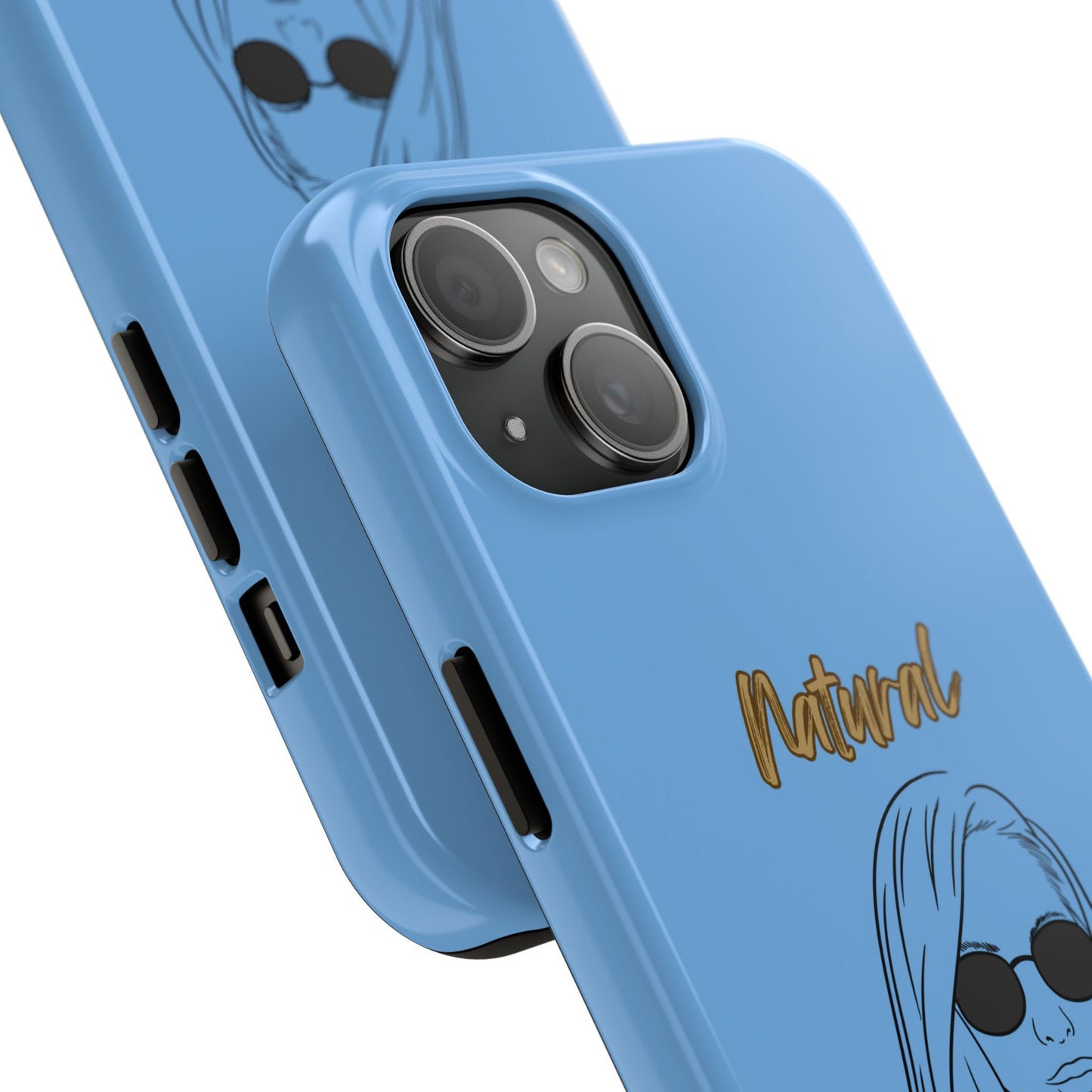 Natural Woman Shades (BL)Tough Phone Cases LIGHT BLUE
