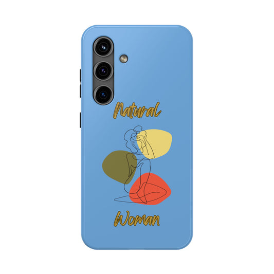 Natural Woman Colorful Pose (BL)Tough Phone Cases LIGHT BLUE
