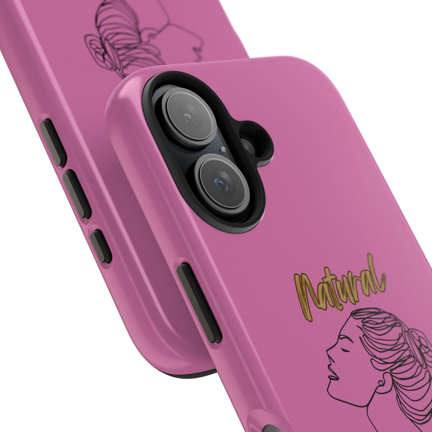 Natural Woman Wet Bun (BL) Tough Phone Cases LIGHT PINK