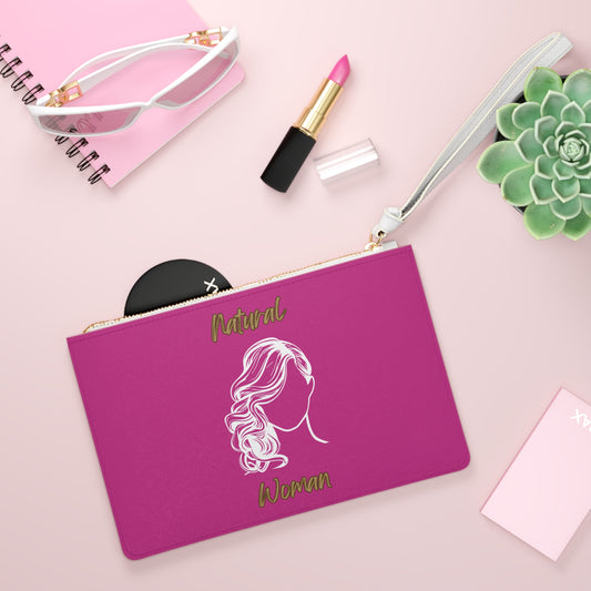 Natural Woman Long Curl (WL) Clutch Bag PINK