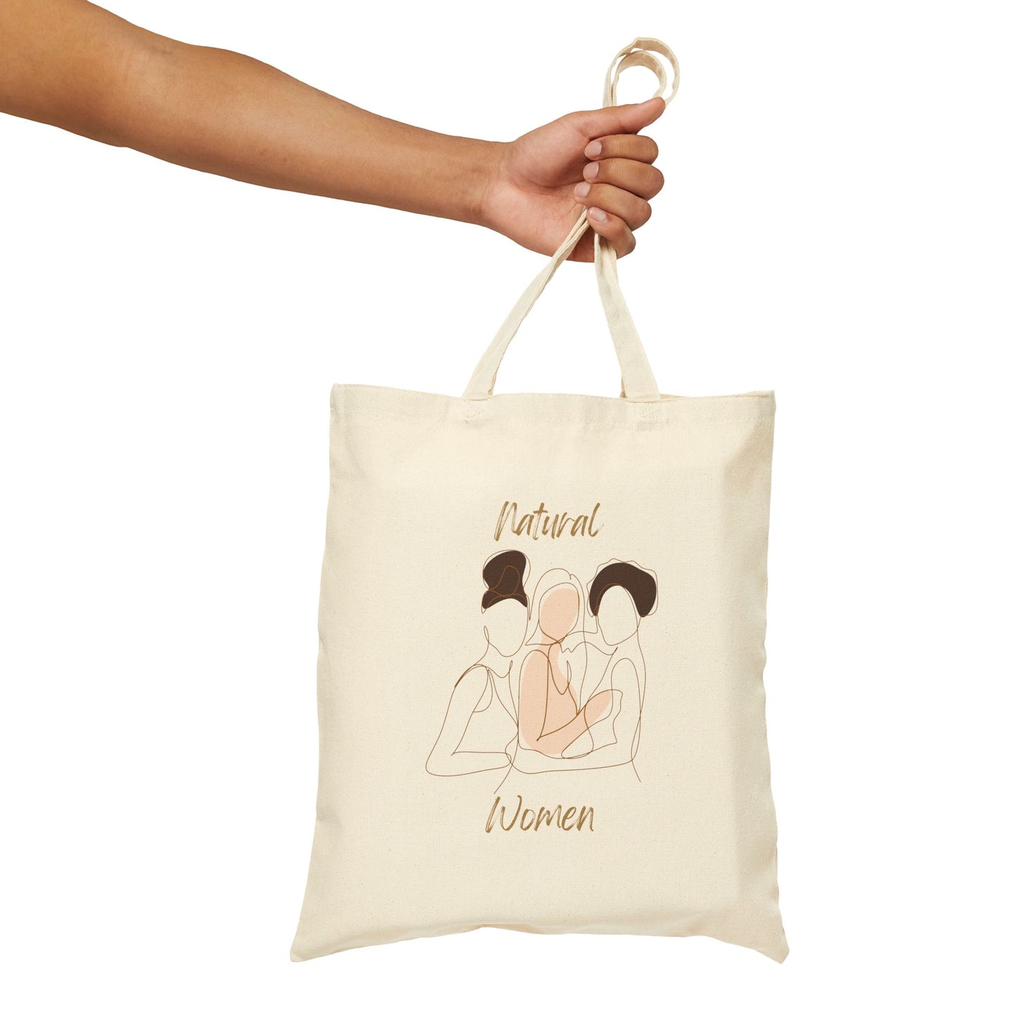 Natural Women Friends (WL) Canvas Tote Bag