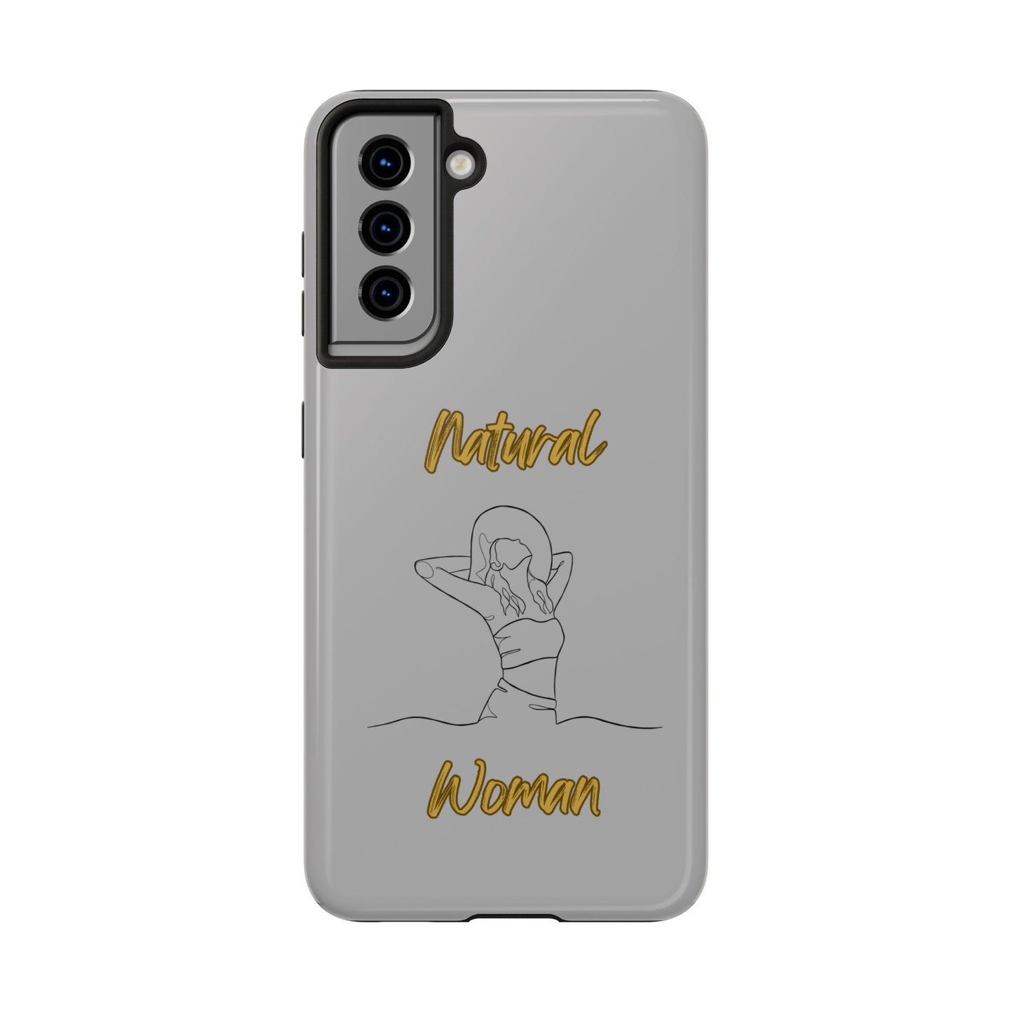 Natural Woman Sun Fun (BL)Tough Phone Cases LIGHT GREY